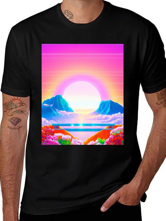 Vaporwave Sunset Tee