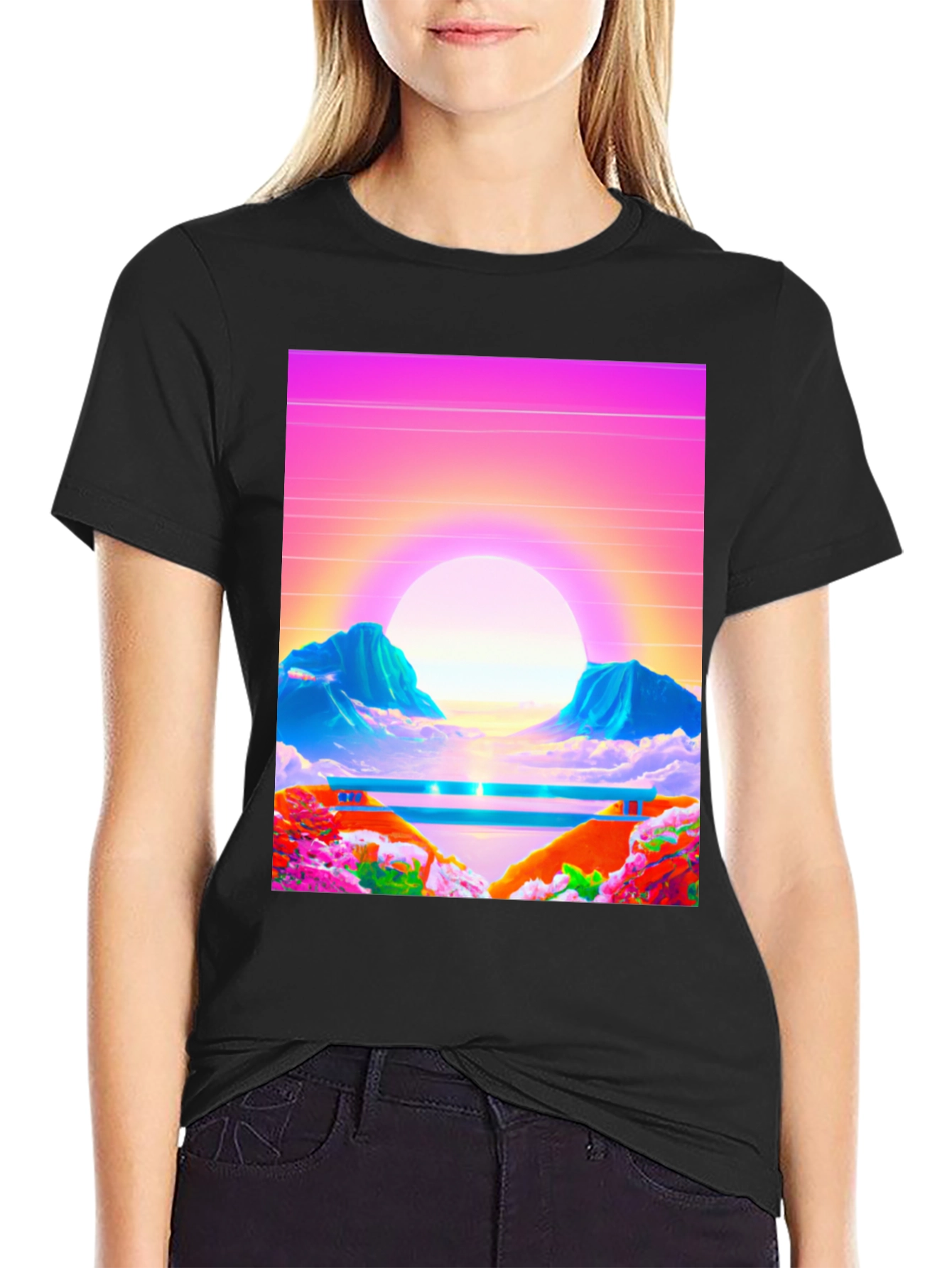 Vaporwave Sunset Tee