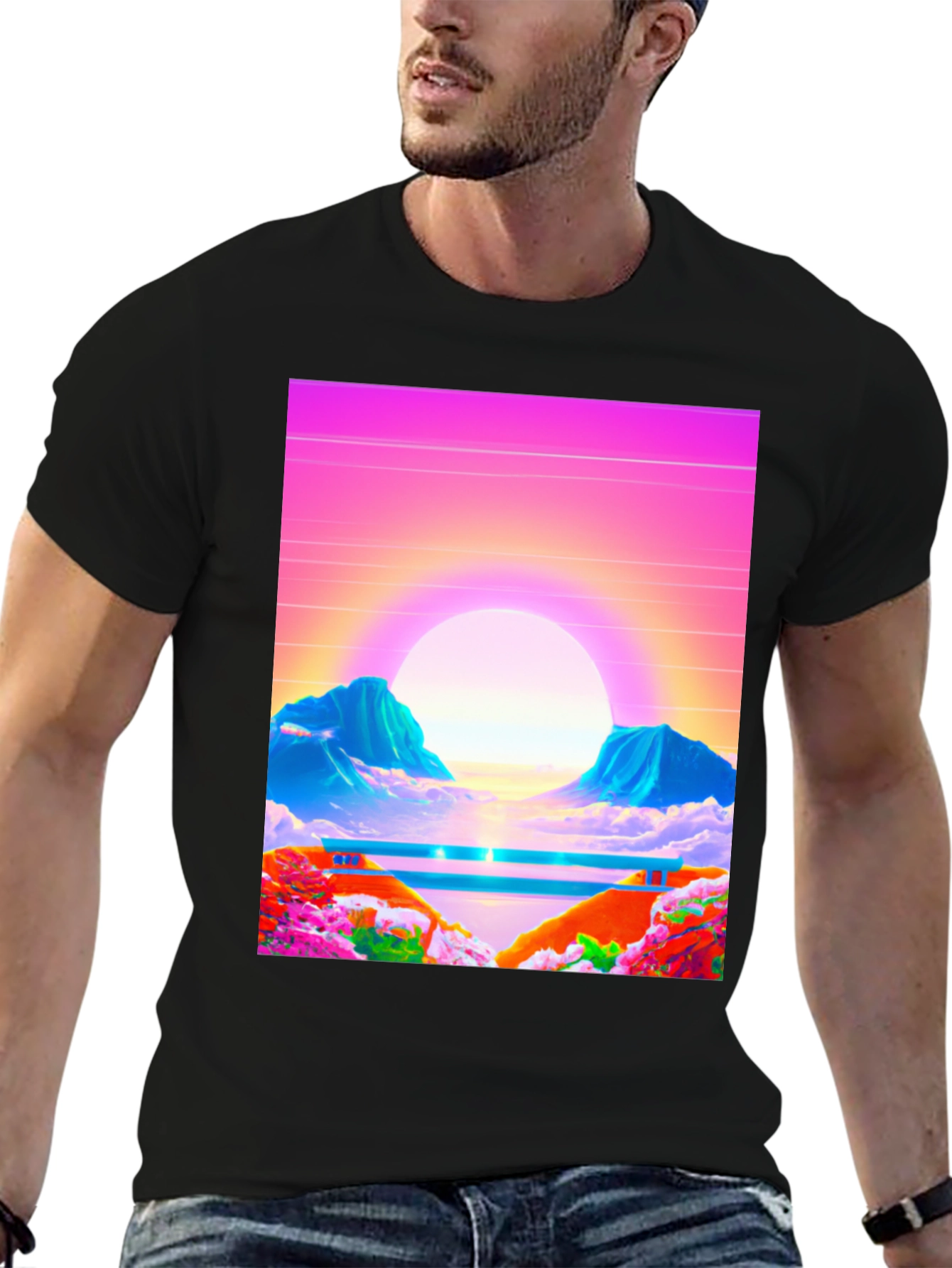Vaporwave Sunset Tee