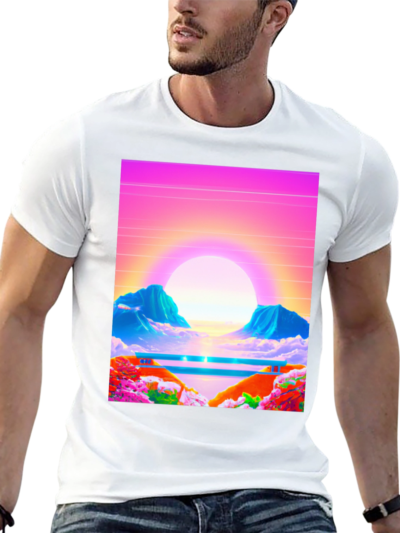 Vaporwave Sunset Tee