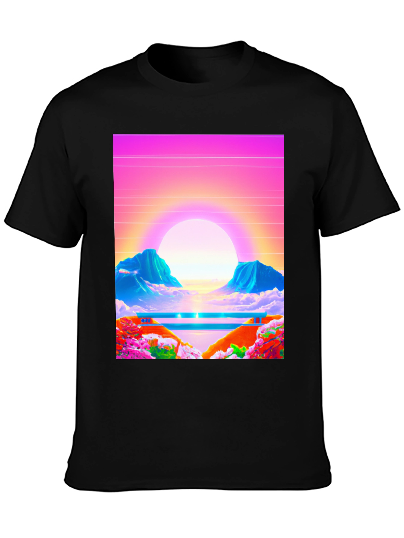 Vaporwave Sunset Tee