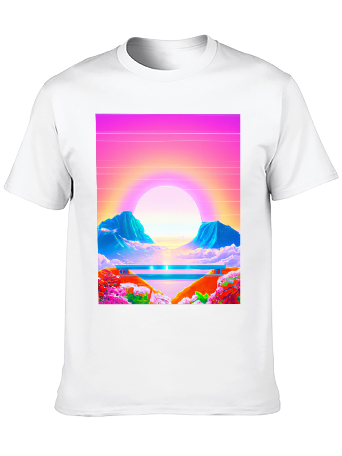 Vaporwave Sunset Tee
