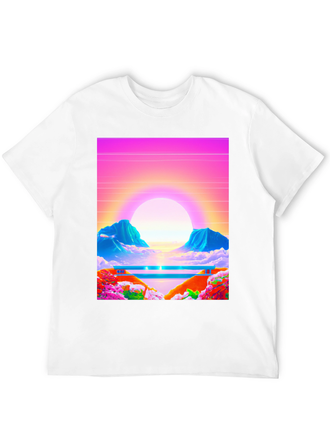 Vaporwave Sunset Tee