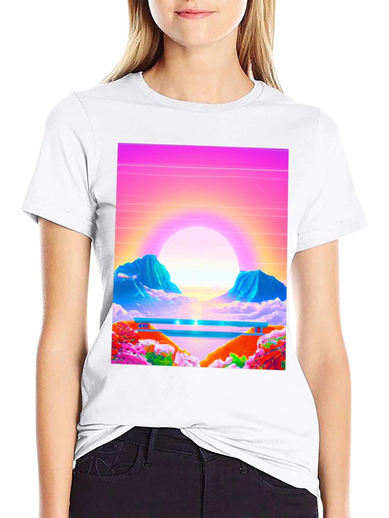 Vaporwave Sunset Tee