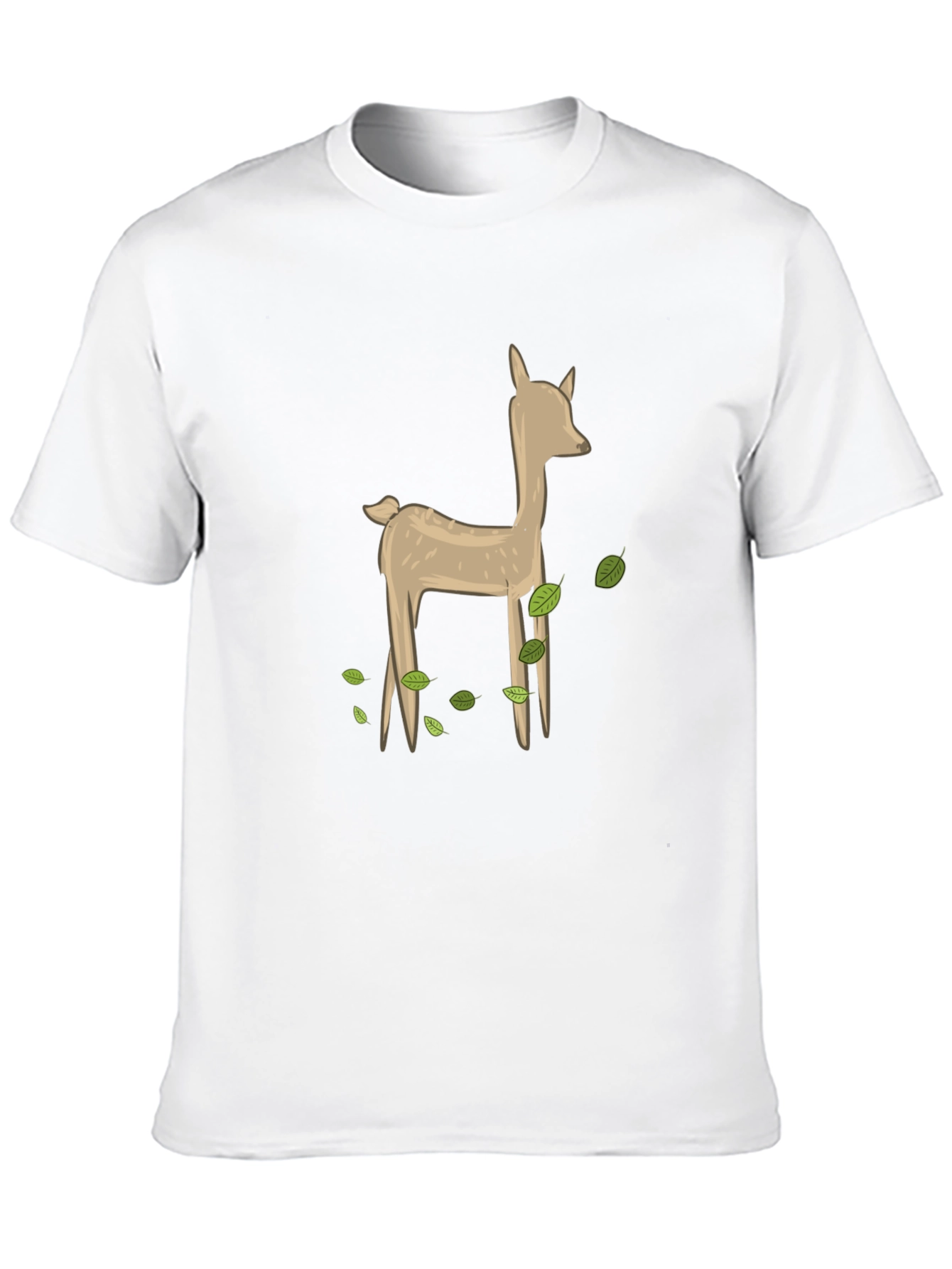 Deer Graphic Black Tee