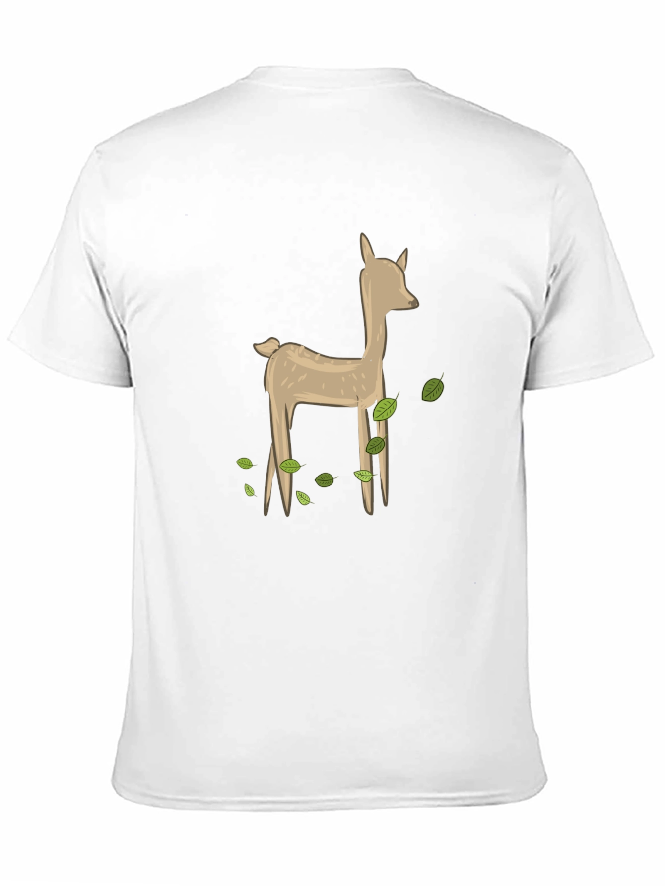 Deer Graphic Black Tee