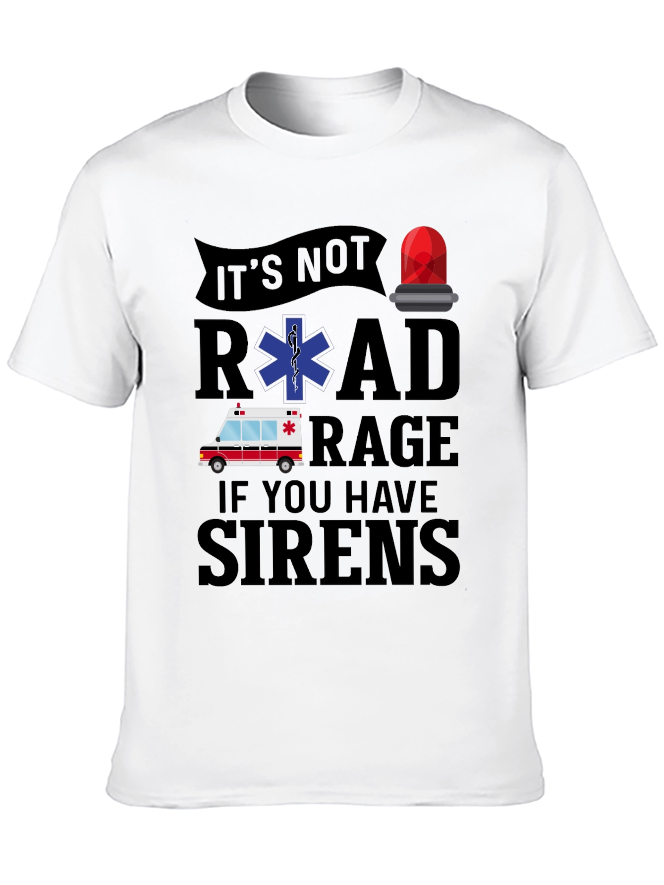 Road Rage Sirens Graphic Tee