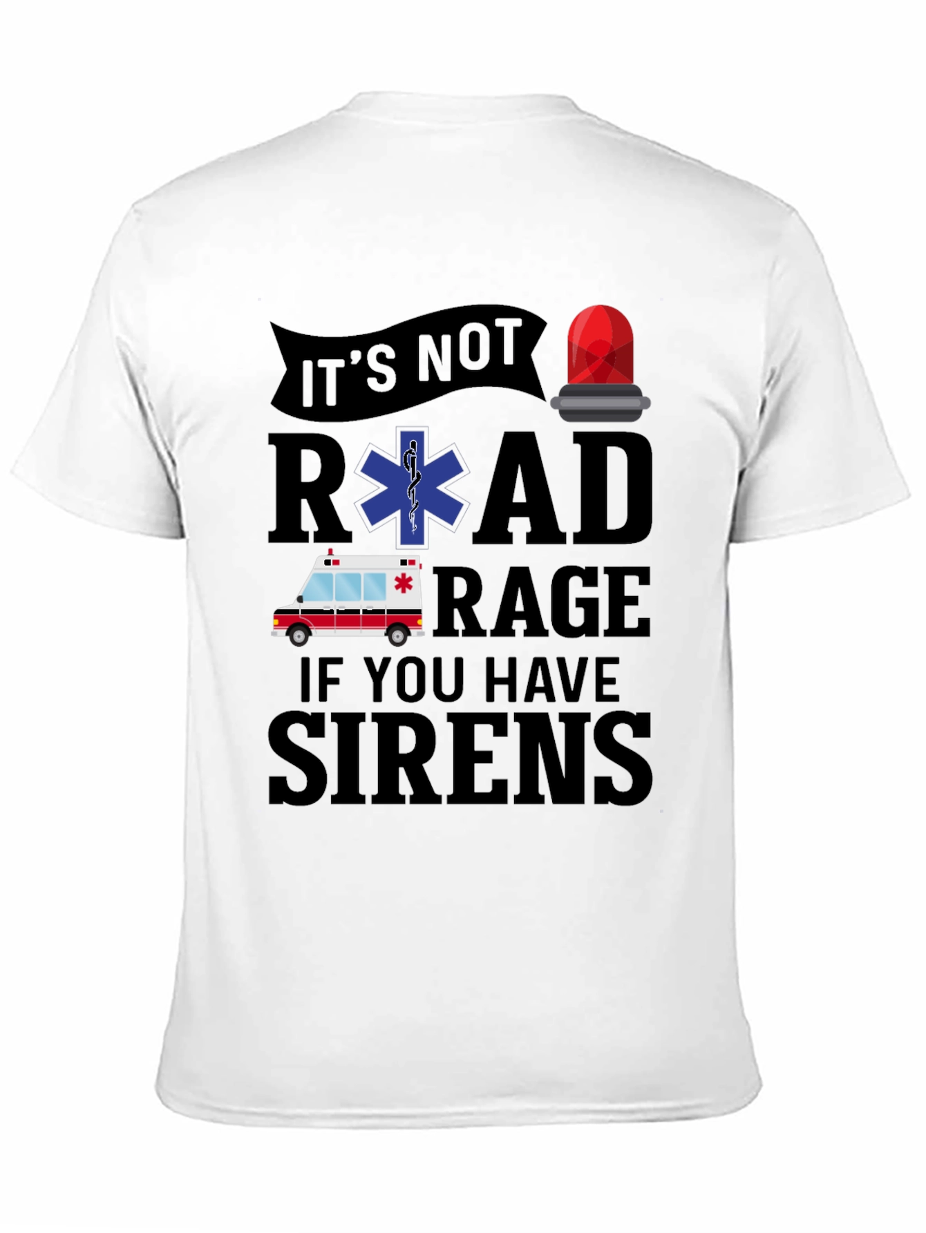 Road Rage Sirens Graphic Tee