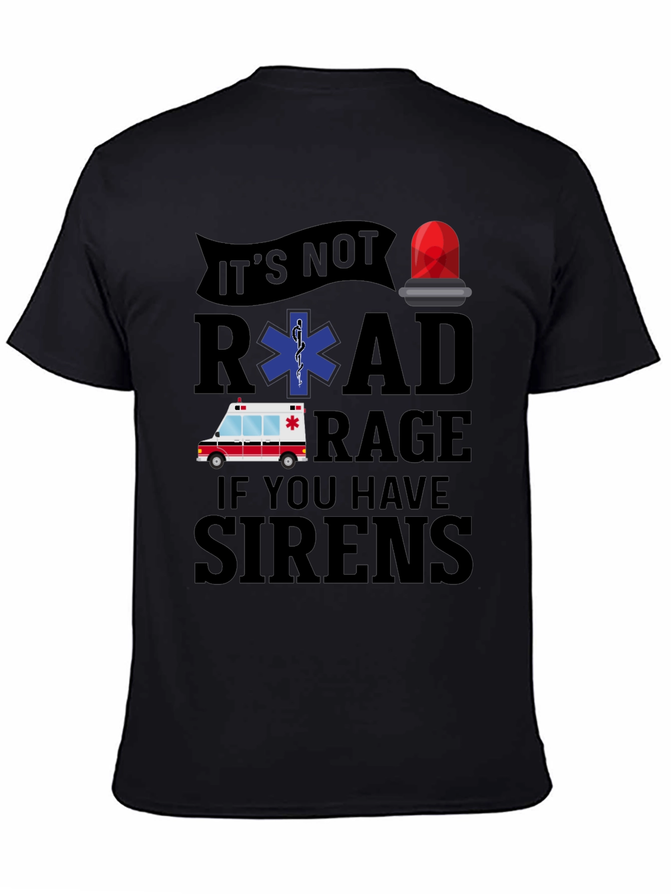 Road Rage Sirens Graphic Tee