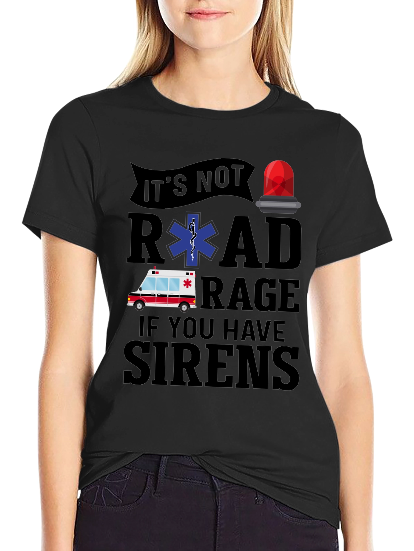 Road Rage Sirens Graphic Tee