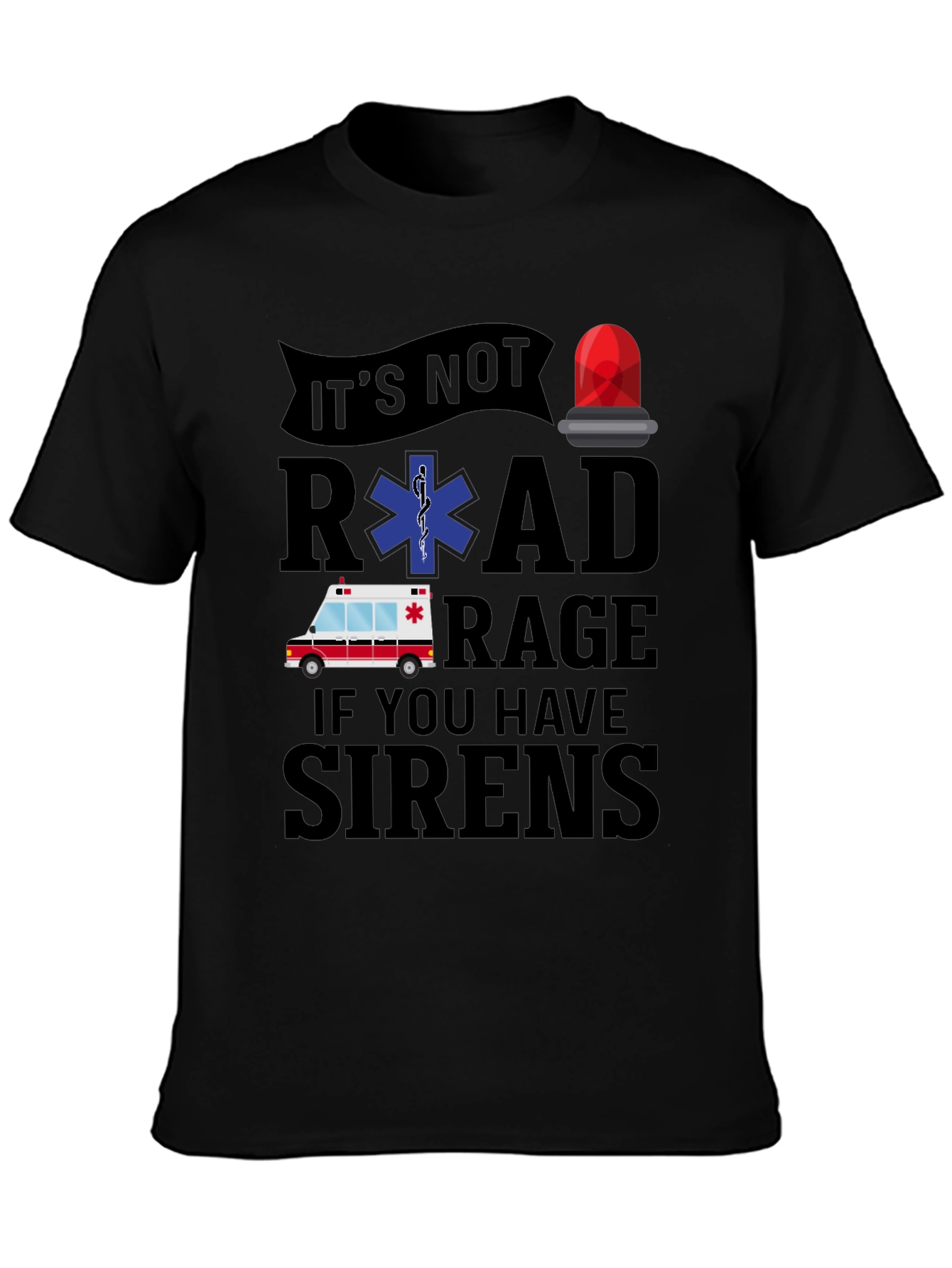 Road Rage Sirens Graphic Tee