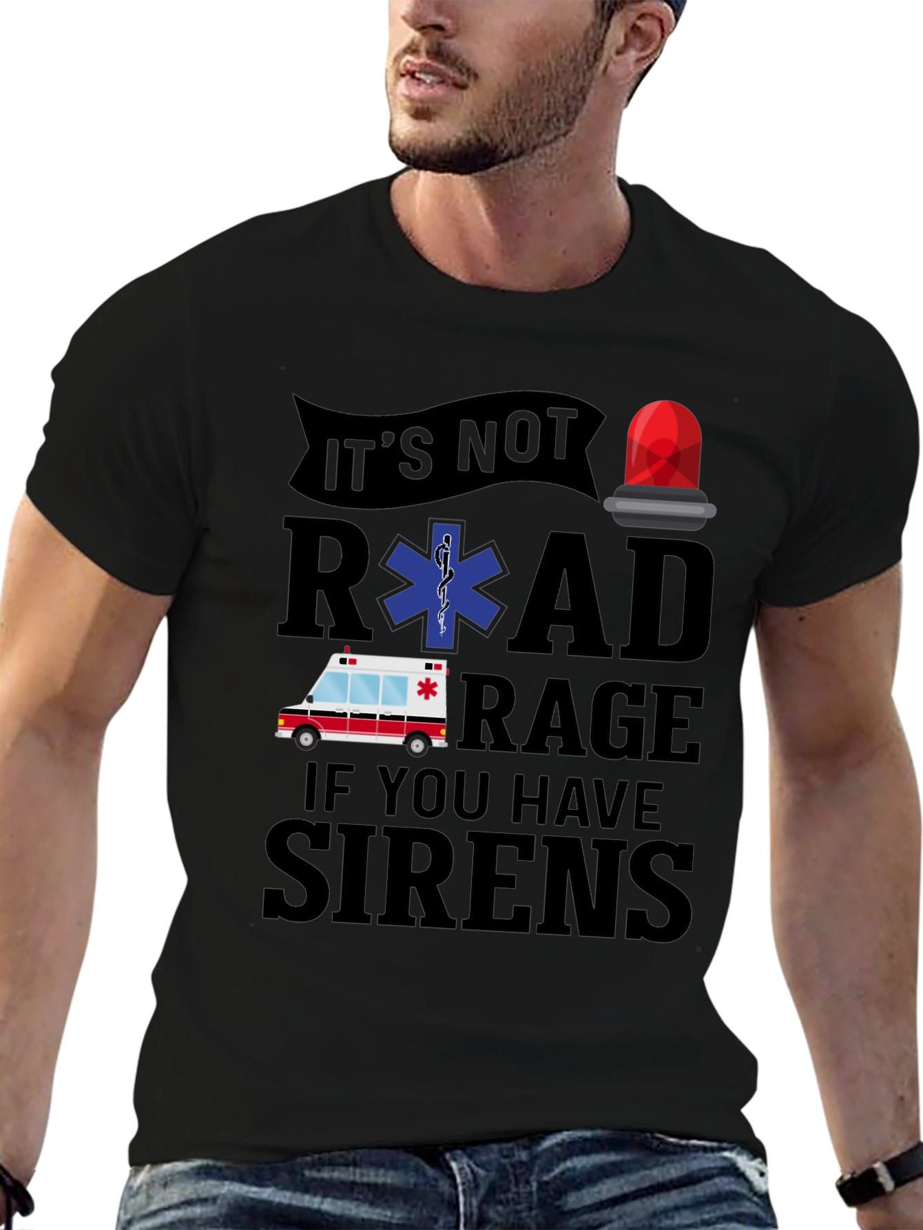 Road Rage Sirens Graphic Tee