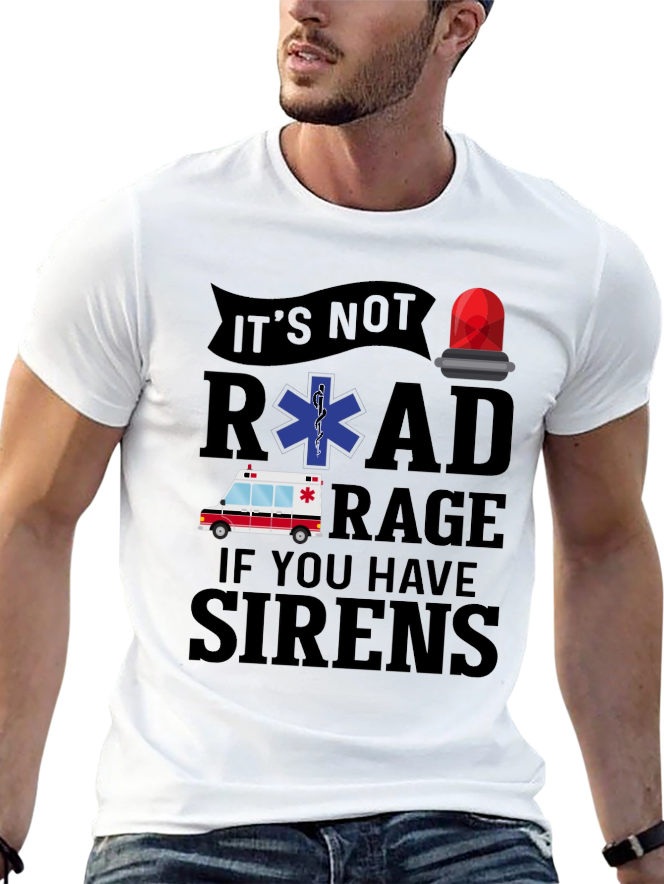 Road Rage Sirens Graphic Tee