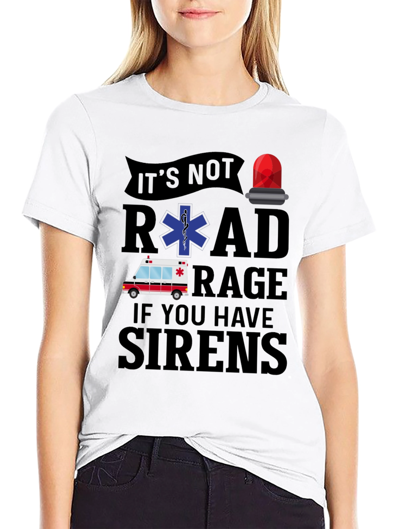 Road Rage Sirens Graphic Tee