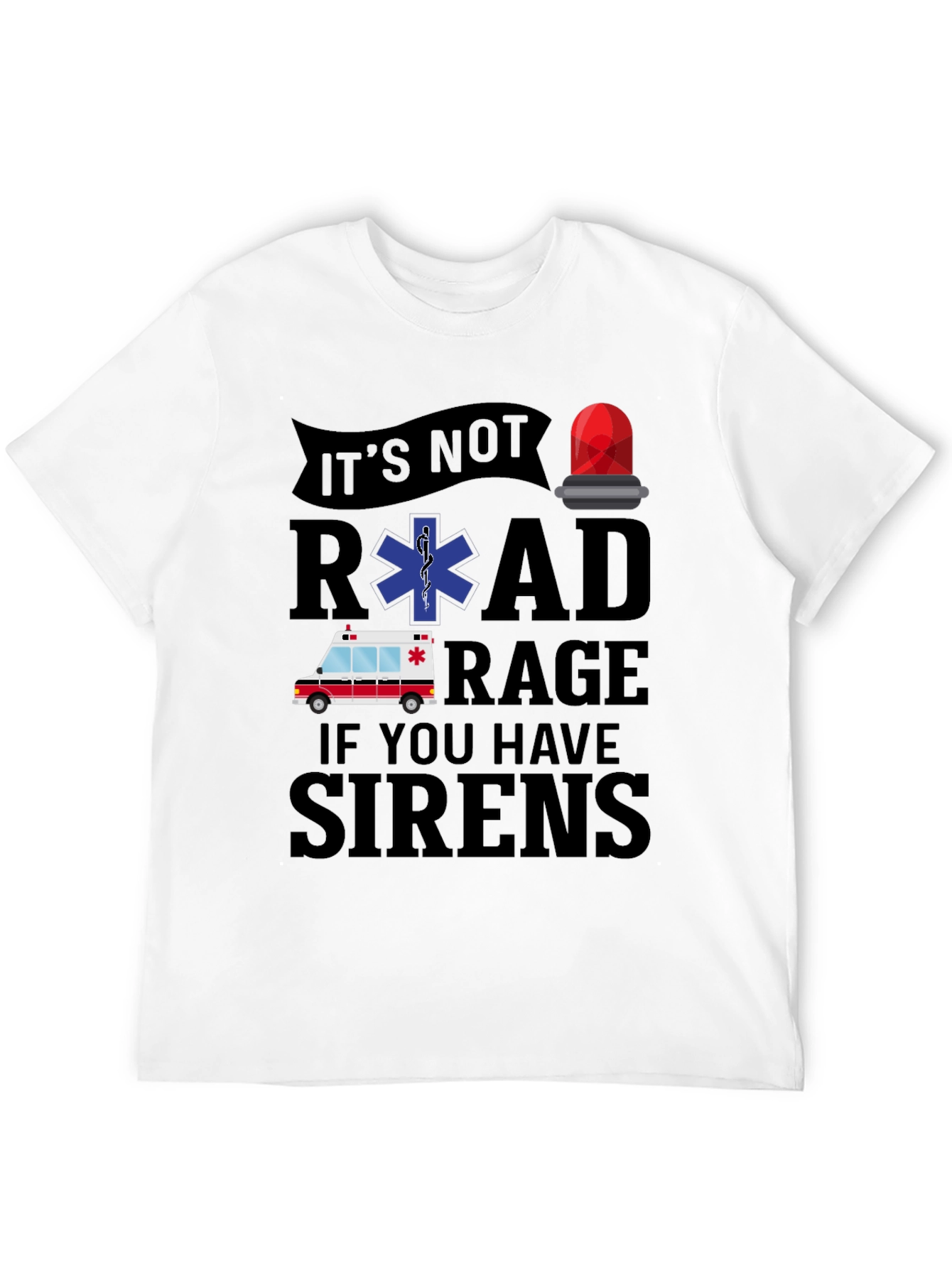 Road Rage Sirens Graphic Tee