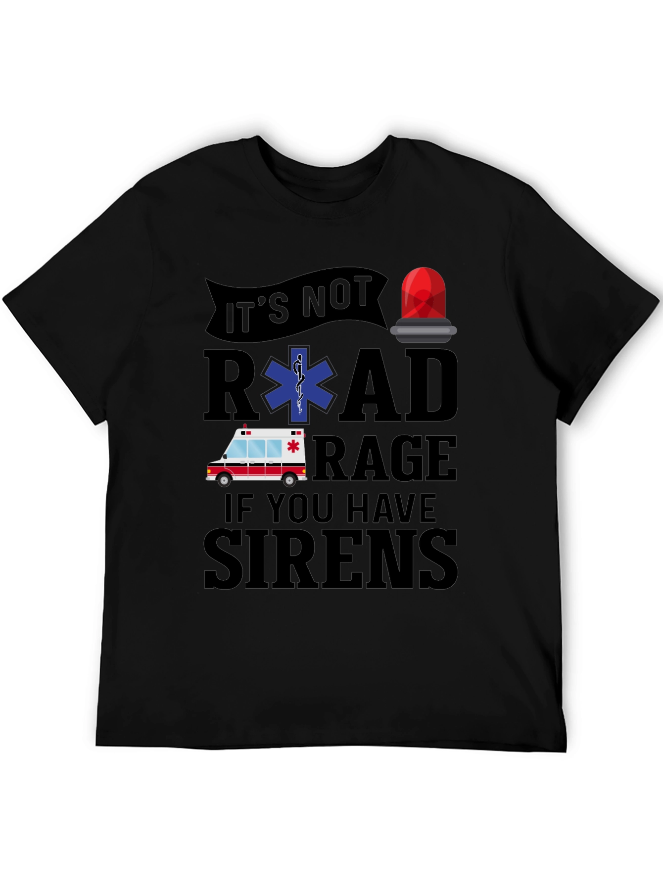 Road Rage Sirens Graphic Tee