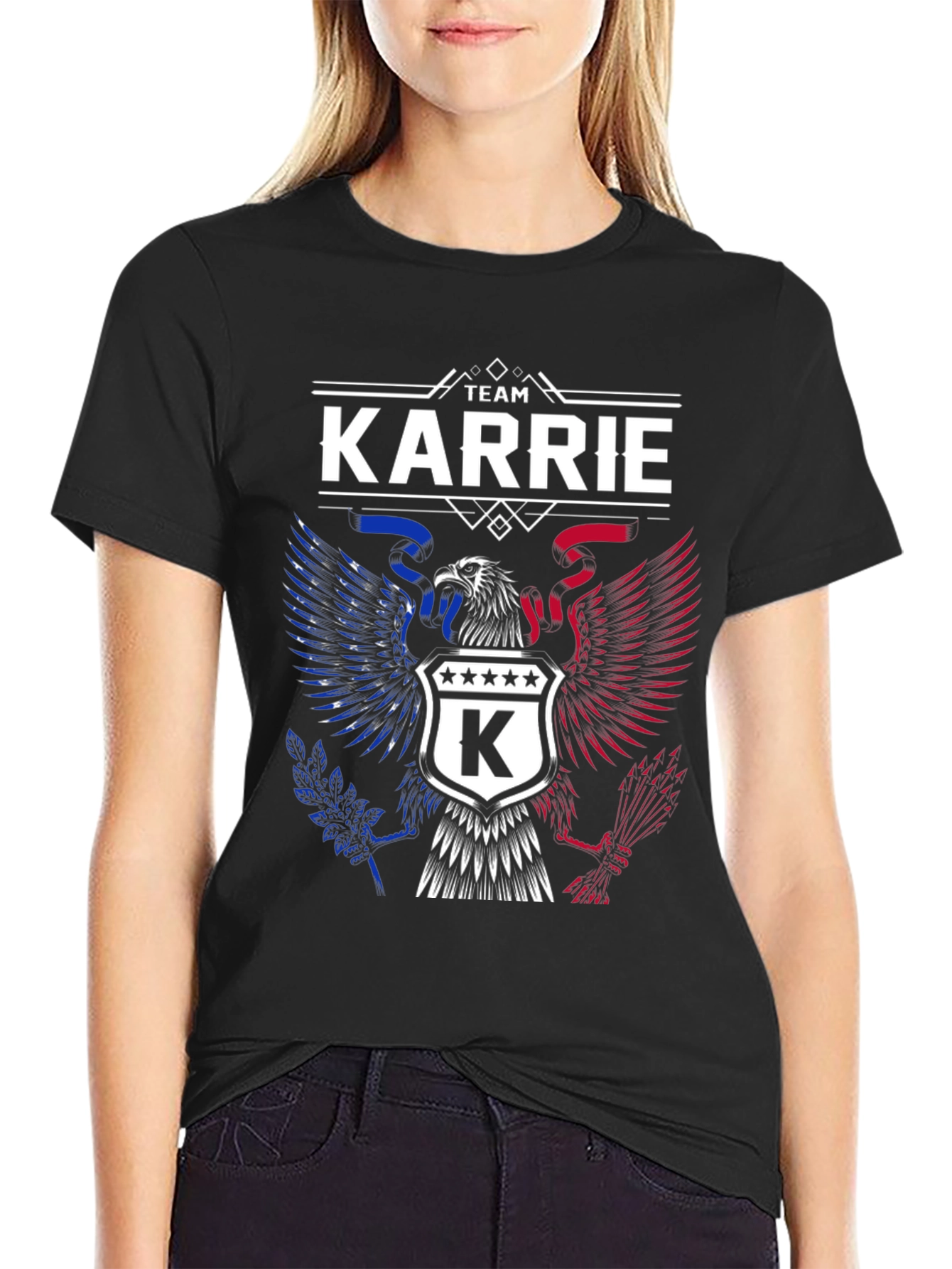 Team Karrie Patriotic Eagle T-Shirt