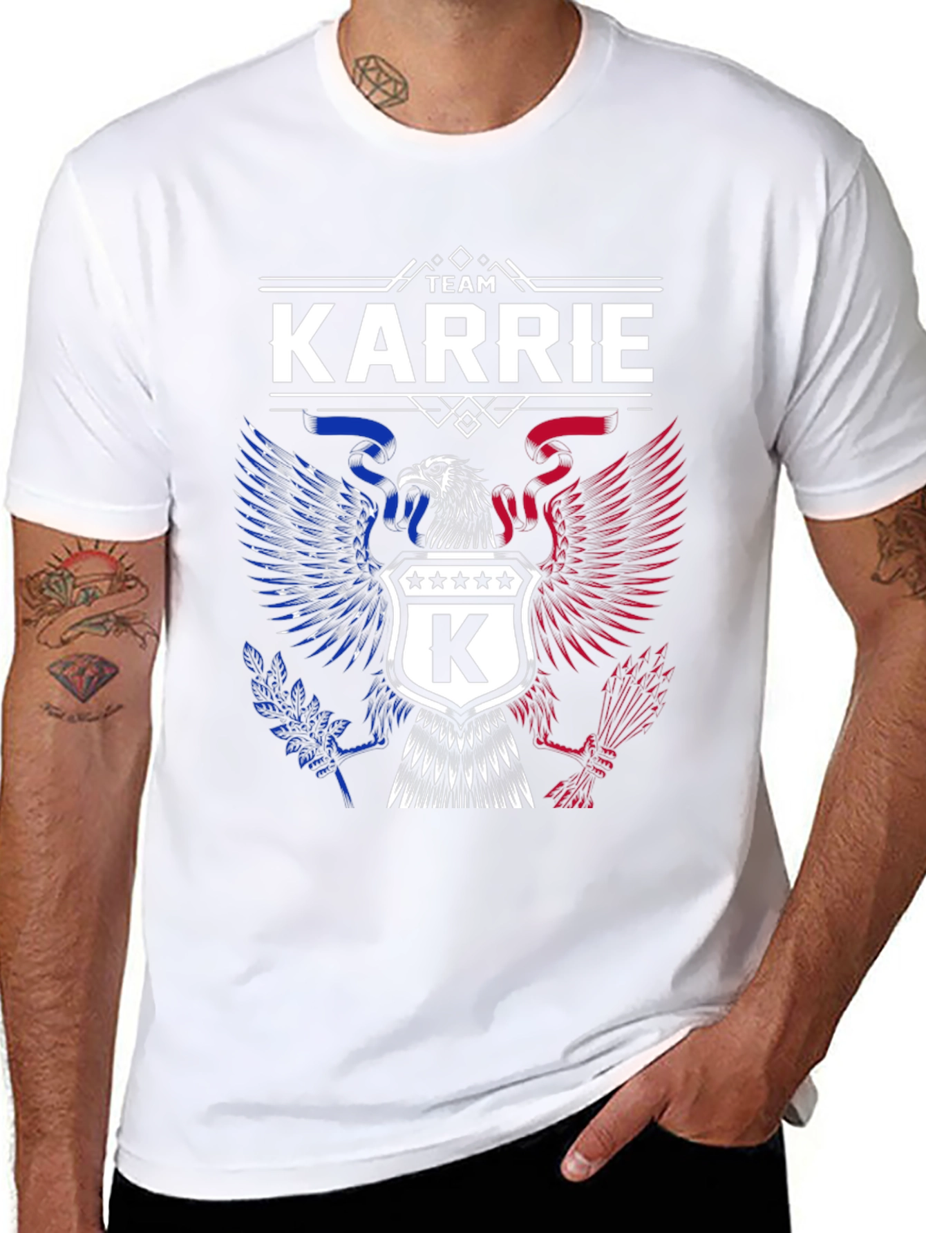 Team Karrie Patriotic Eagle T-Shirt