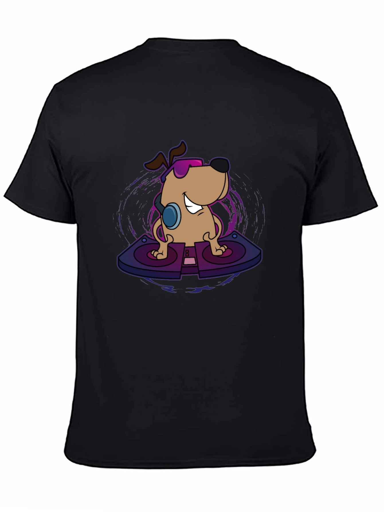DJ Dog Graphic Tee - Cool Canine Beats T-Shirt