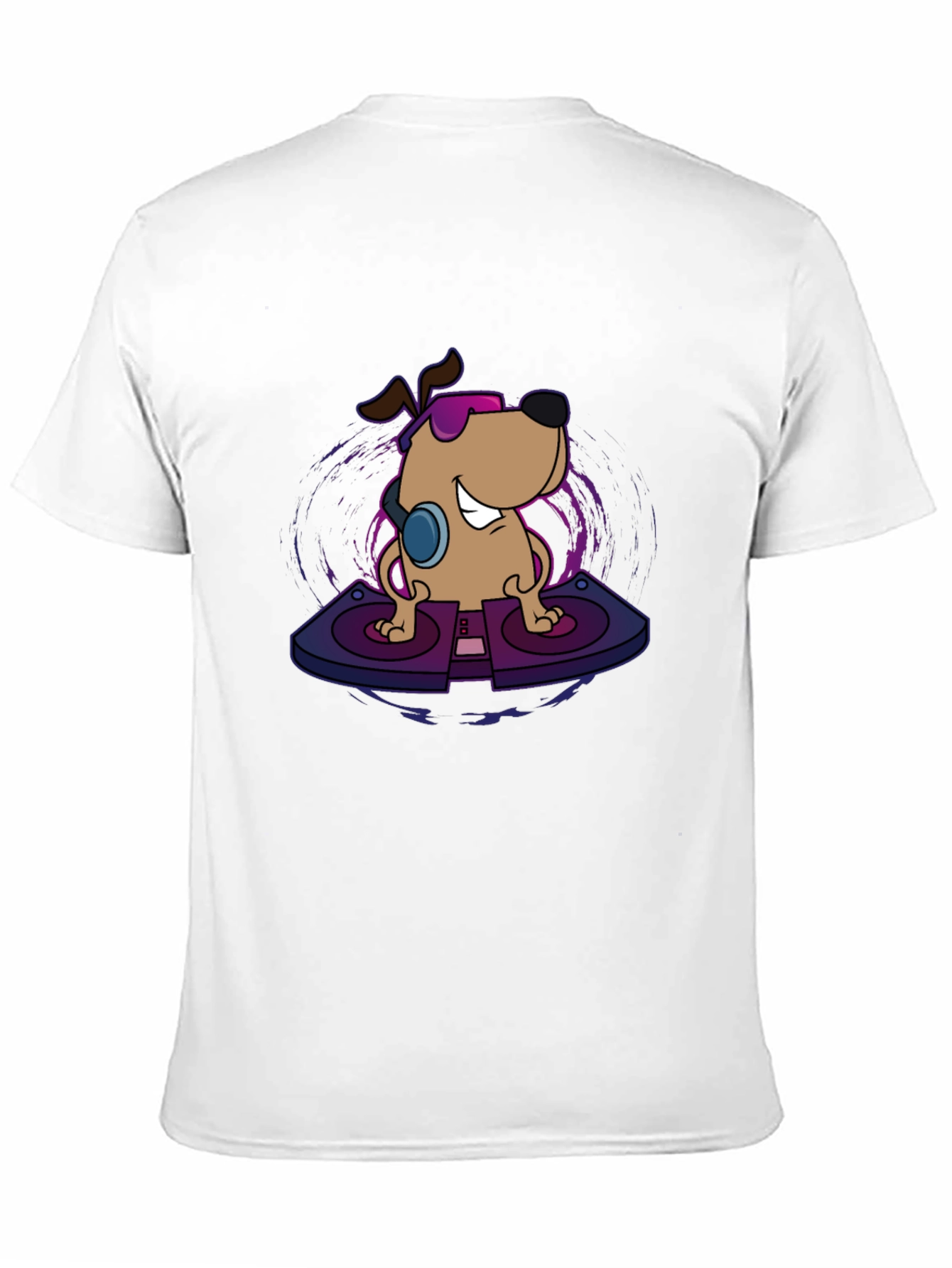 DJ Dog Graphic Tee - Cool Canine Beats T-Shirt