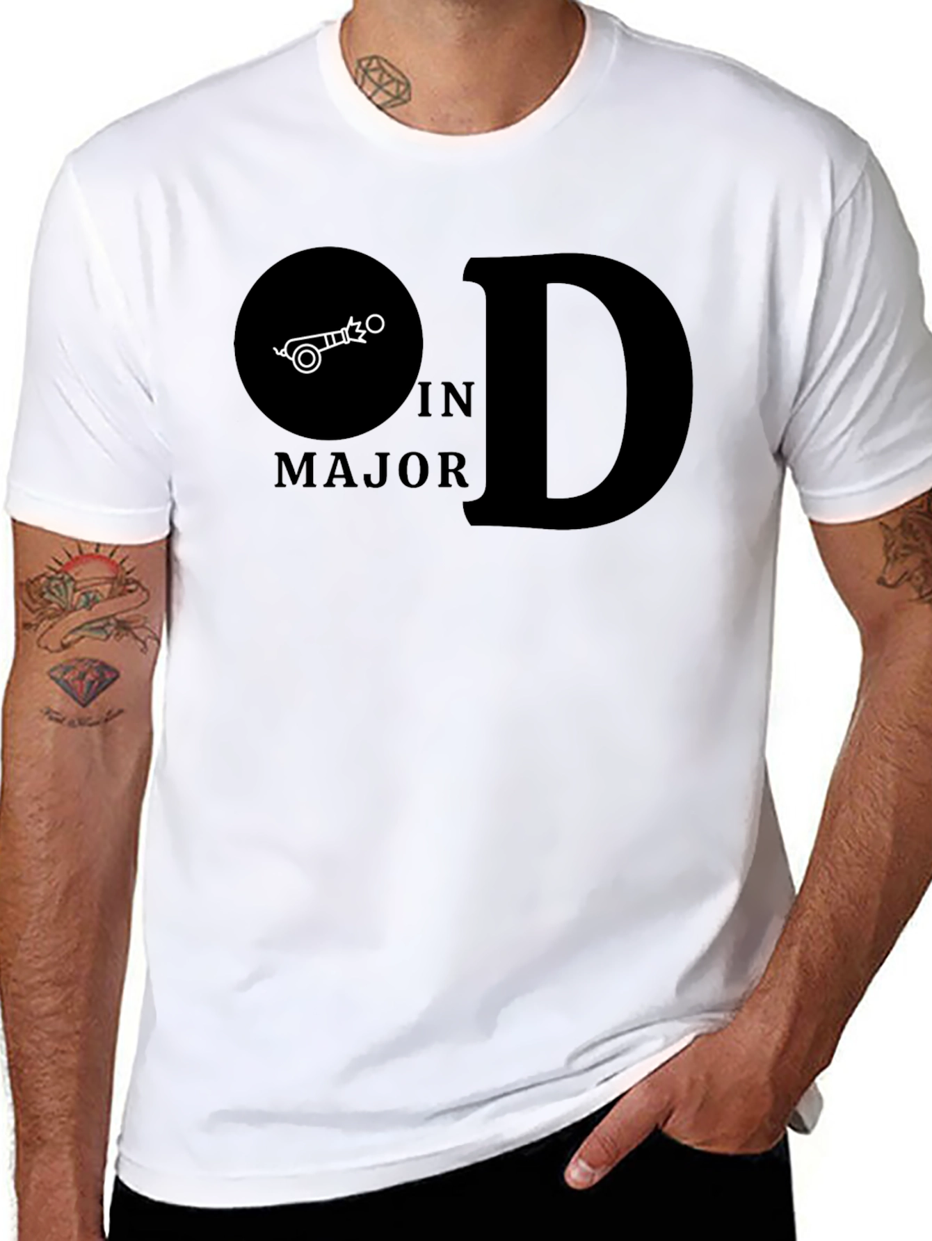 Cannon D Major Black Graphic Tee