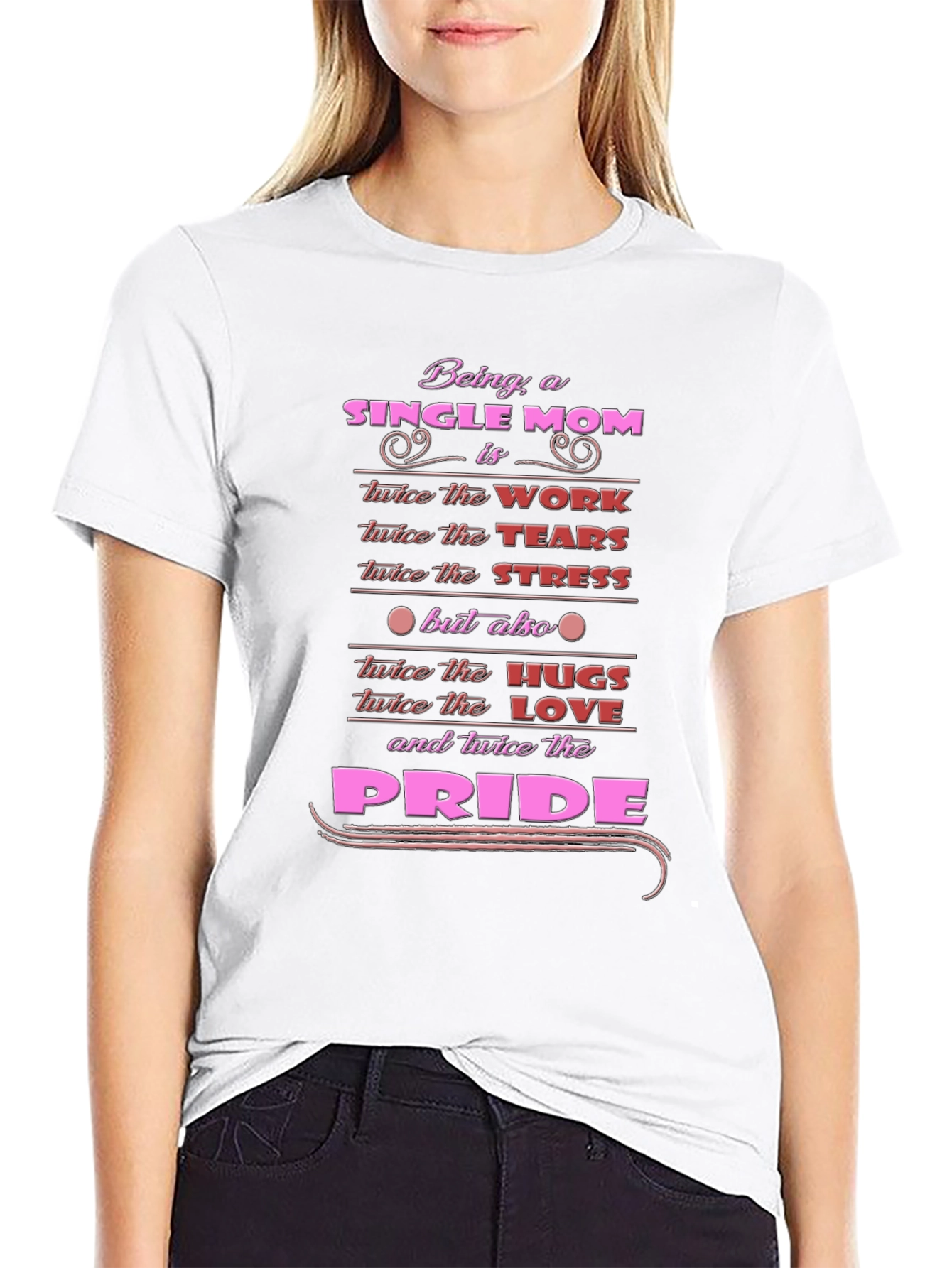 Single Mom Pride Graphic T-Shirt