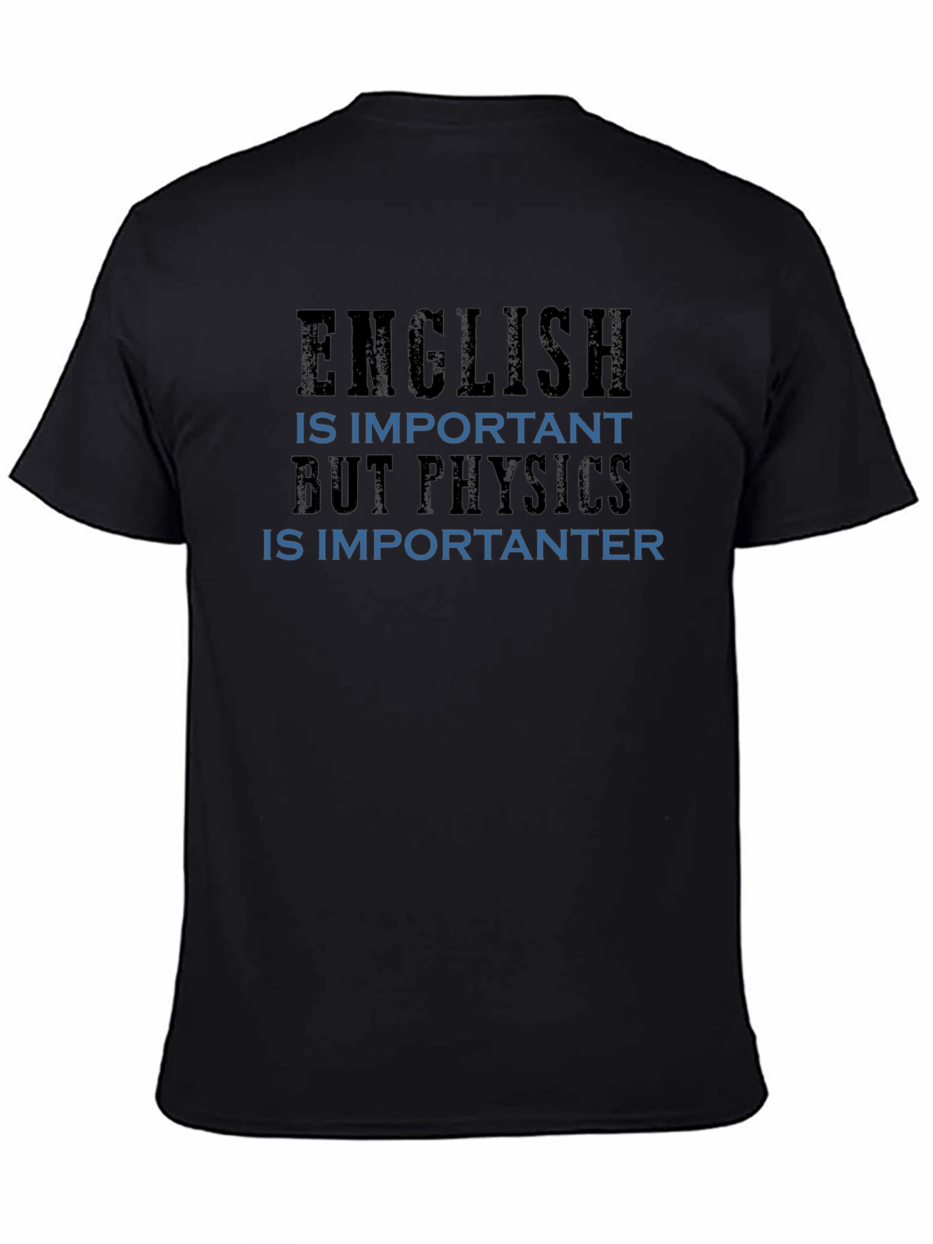 Funny Physics T-Shirt - English vs Physics