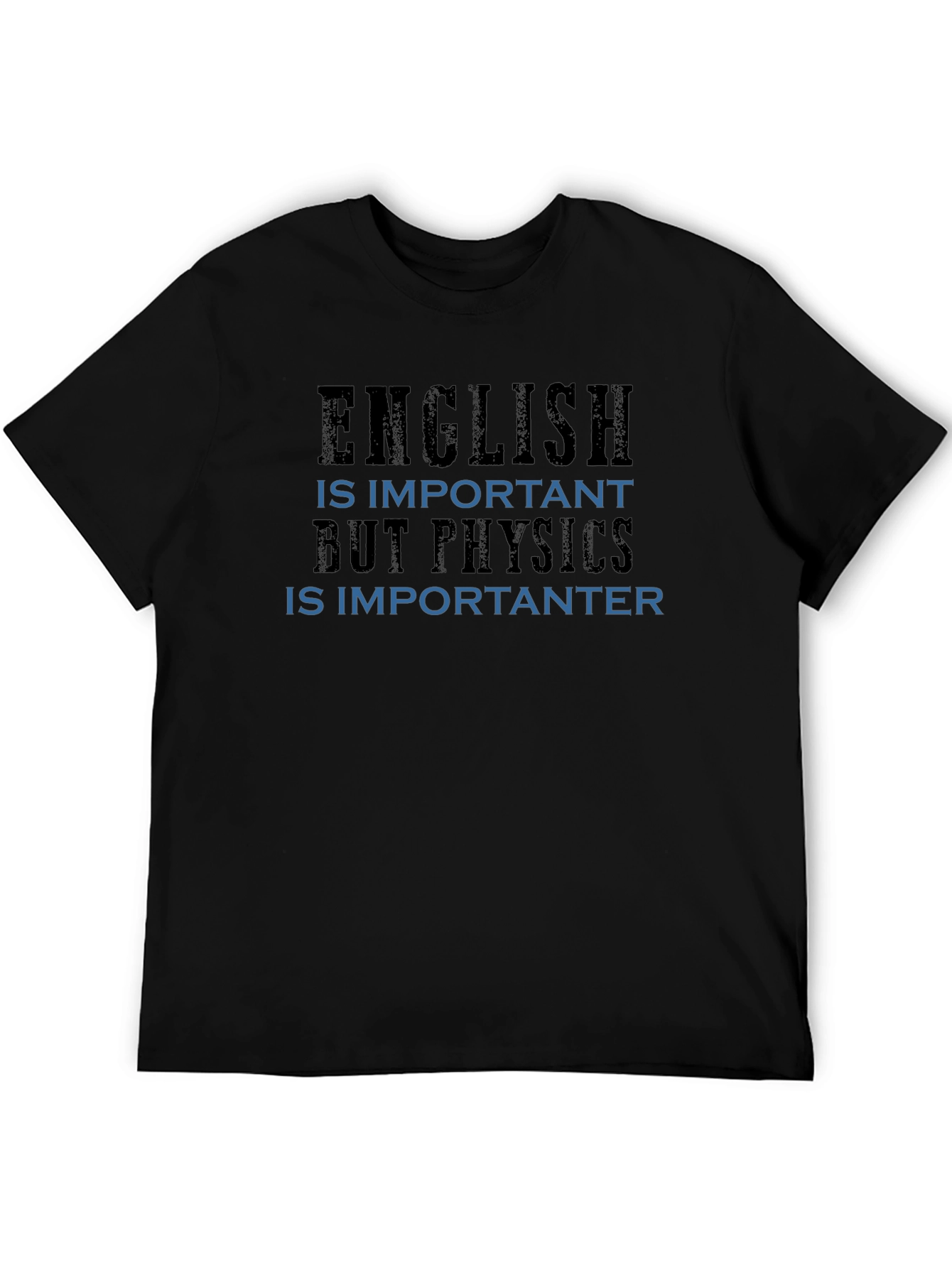 Funny Physics T-Shirt - English vs Physics