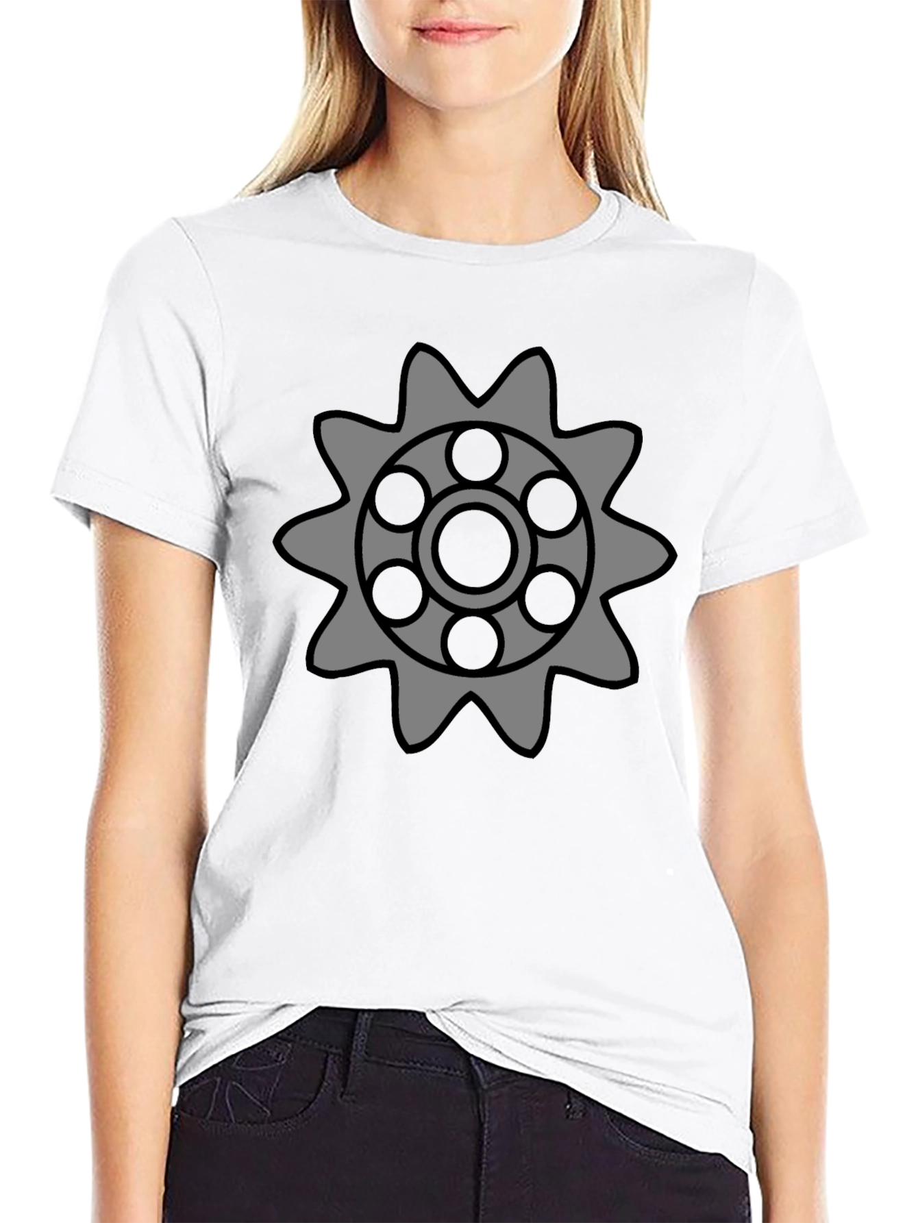 Gear Graphic Tee - Modern Streetwear Style
