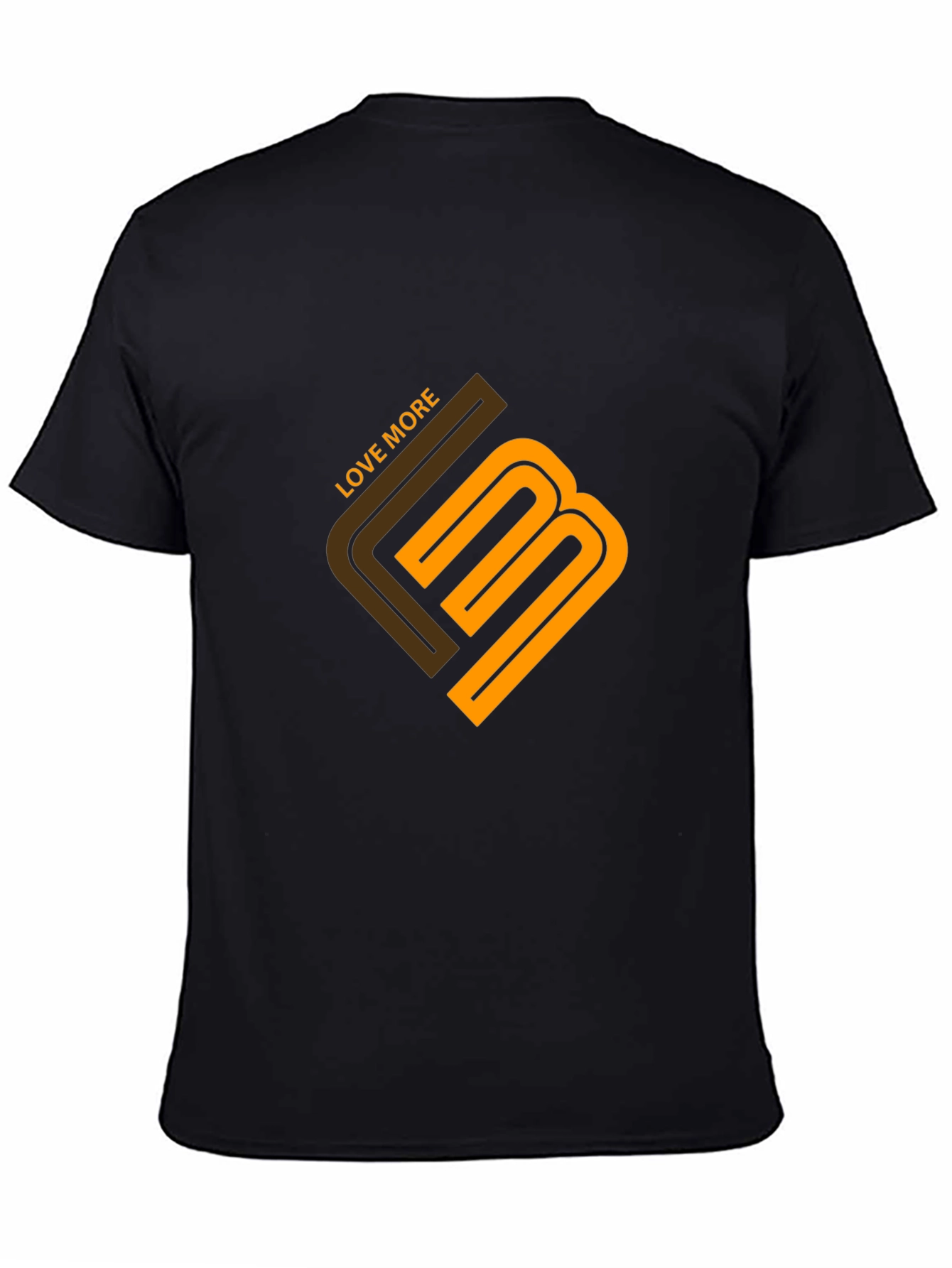 Love More Graphic Black Tee
