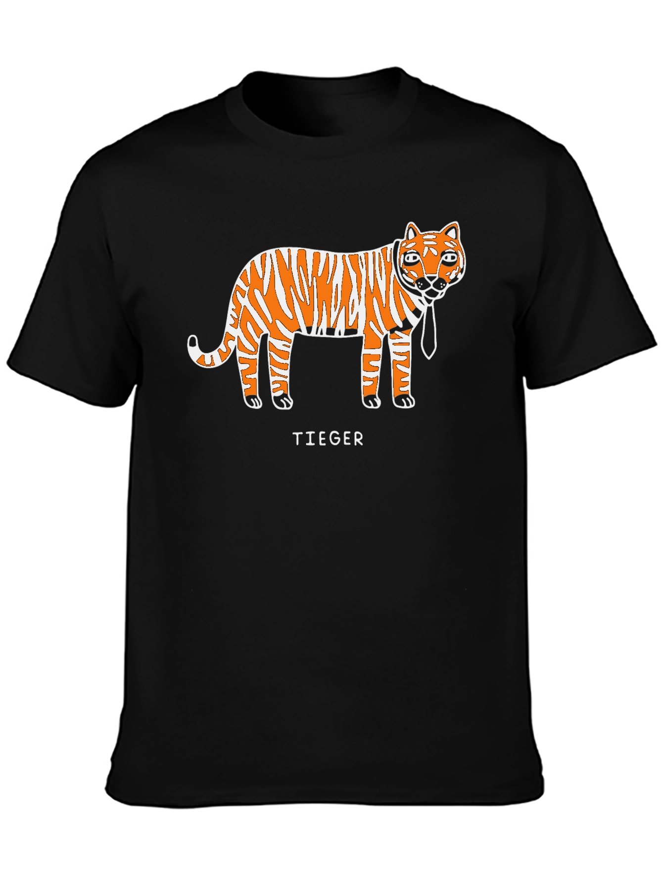 Funny Tieger T-Shirt - Business Casual Tiger Tee