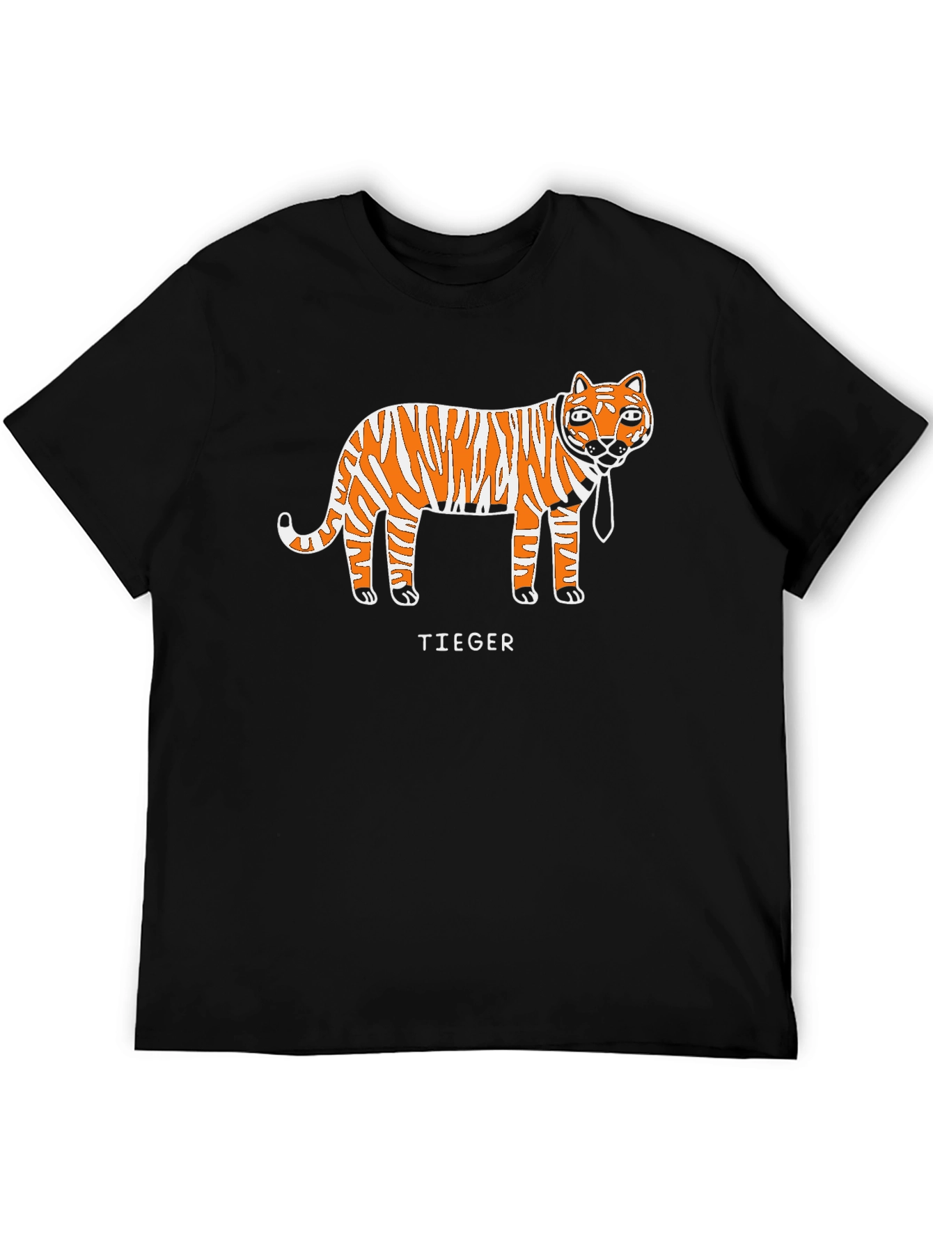 Funny Tieger T-Shirt - Business Casual Tiger Tee