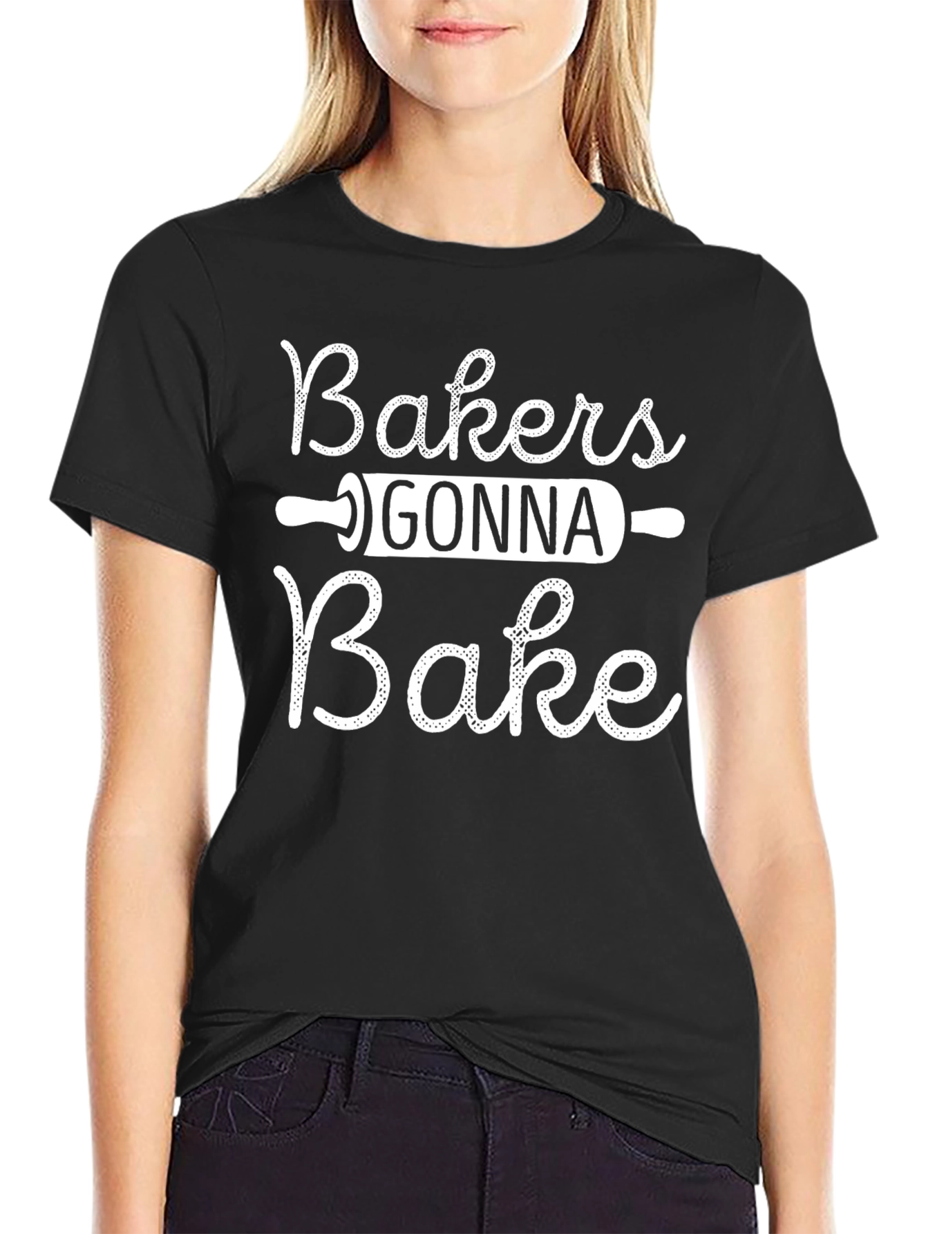 Bakers Gonna Bake T-Shirt - Black Cotton Tee