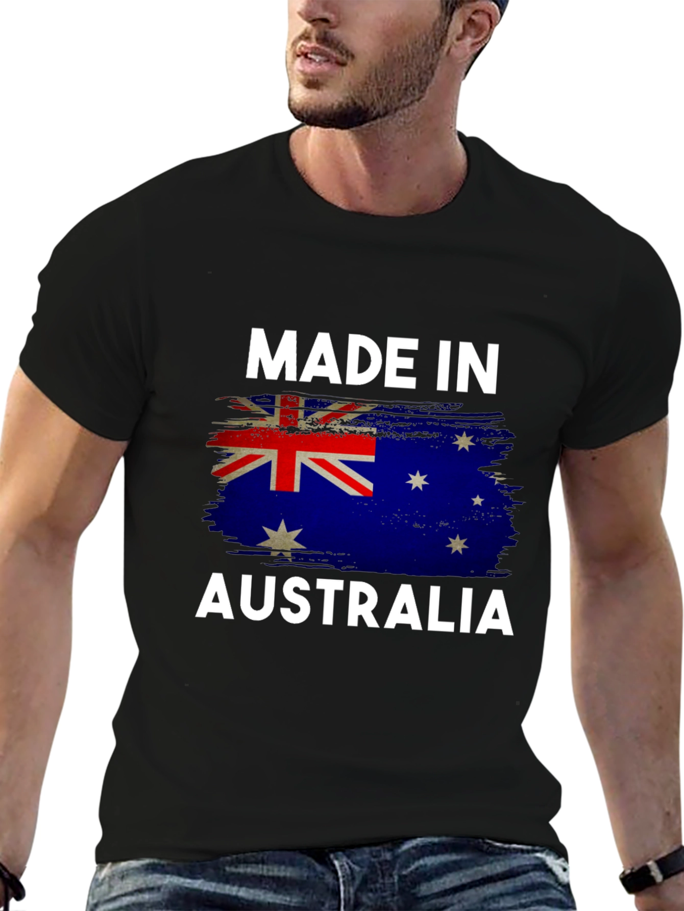 Made in Australia Flag Graphic T-Shirt