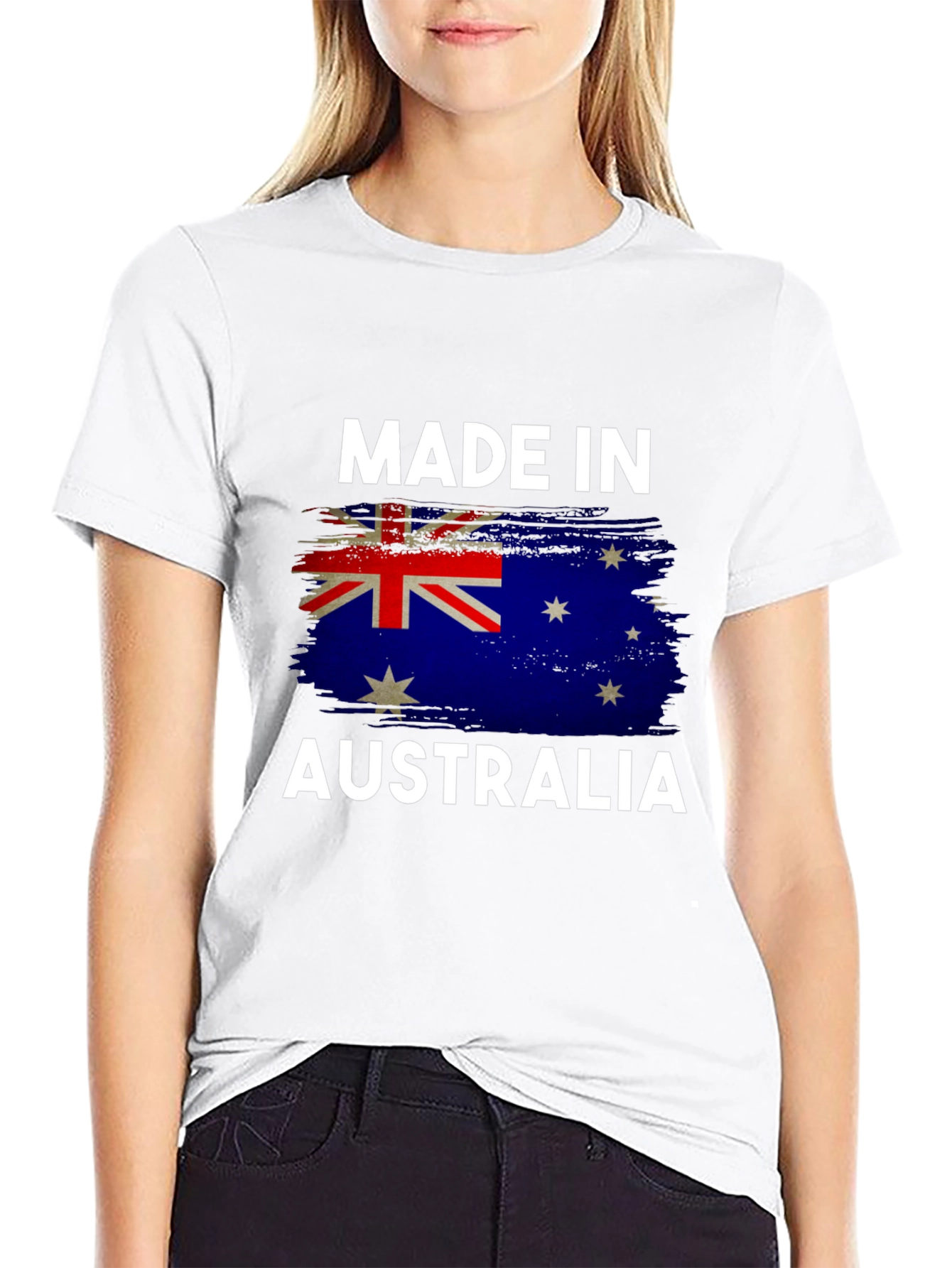 Made in Australia Flag Graphic T-Shirt