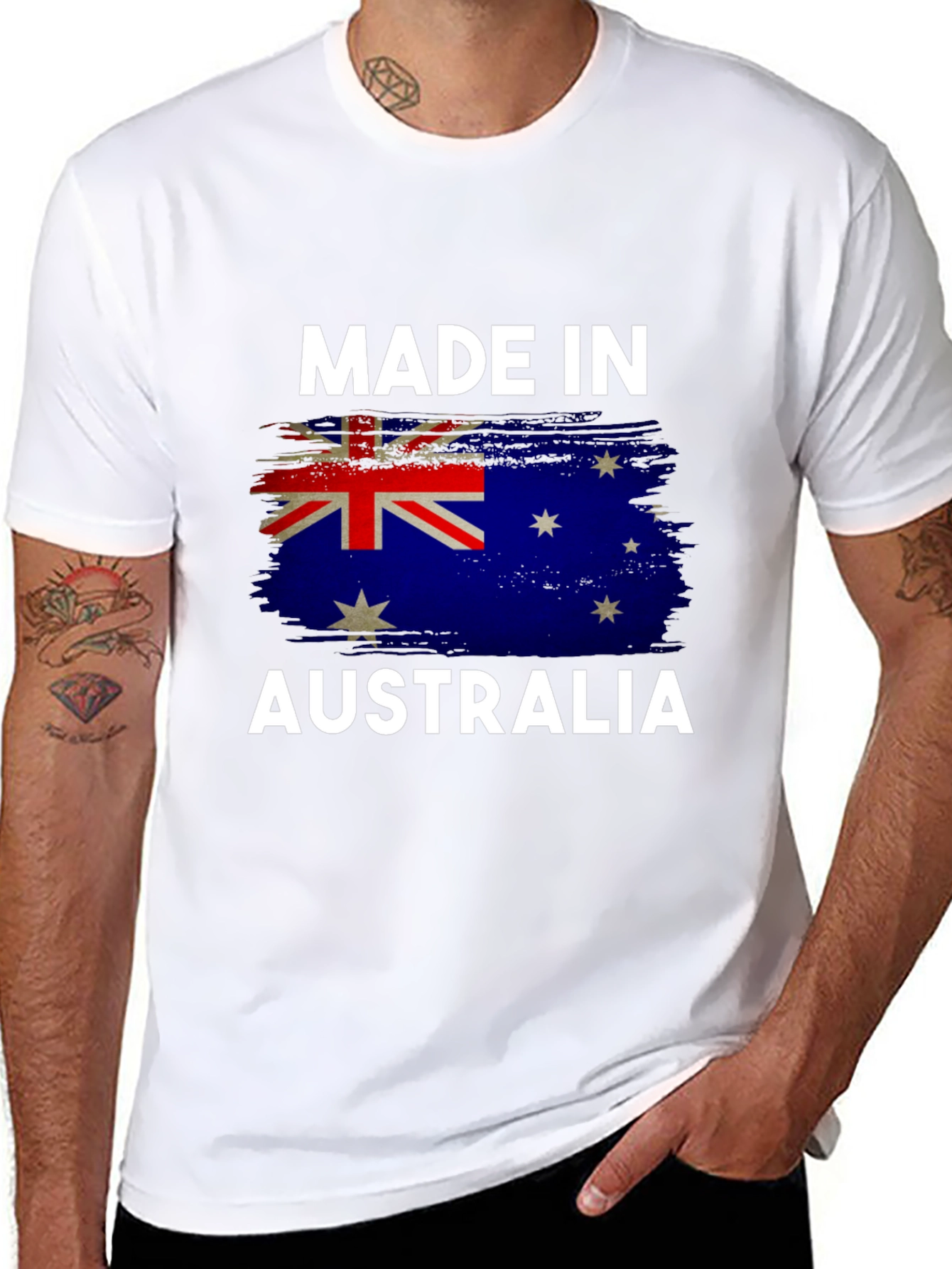 Made in Australia Flag Graphic T-Shirt