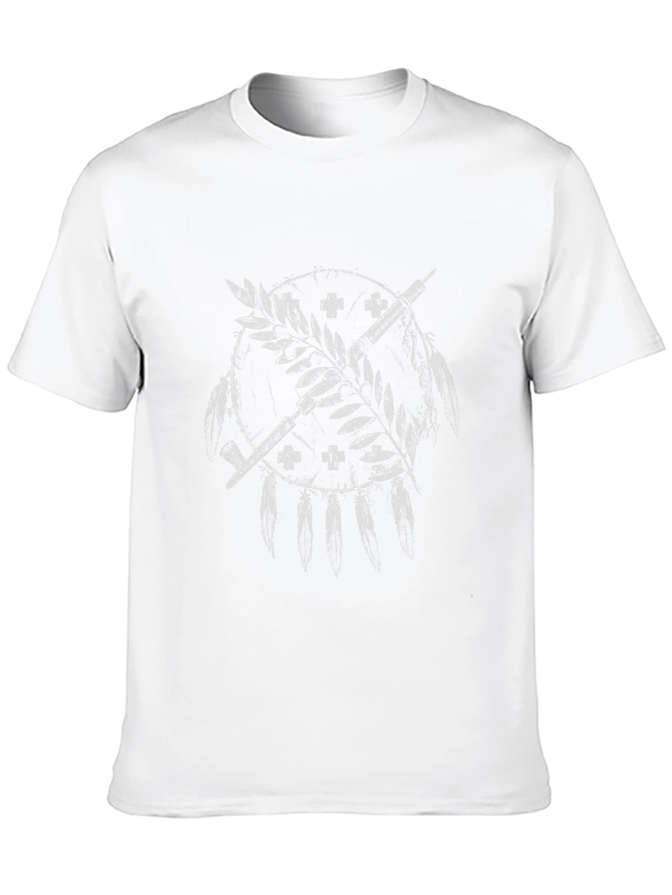 Black T-Shirt with Dreamcatcher Graphic