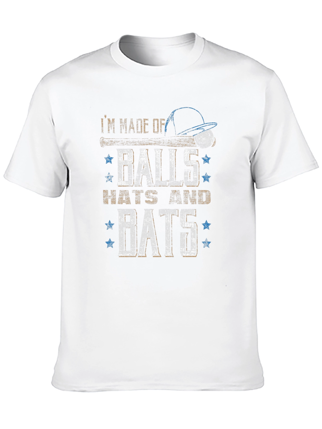 Im Made of Balls Hats and Bats Graphic Tee