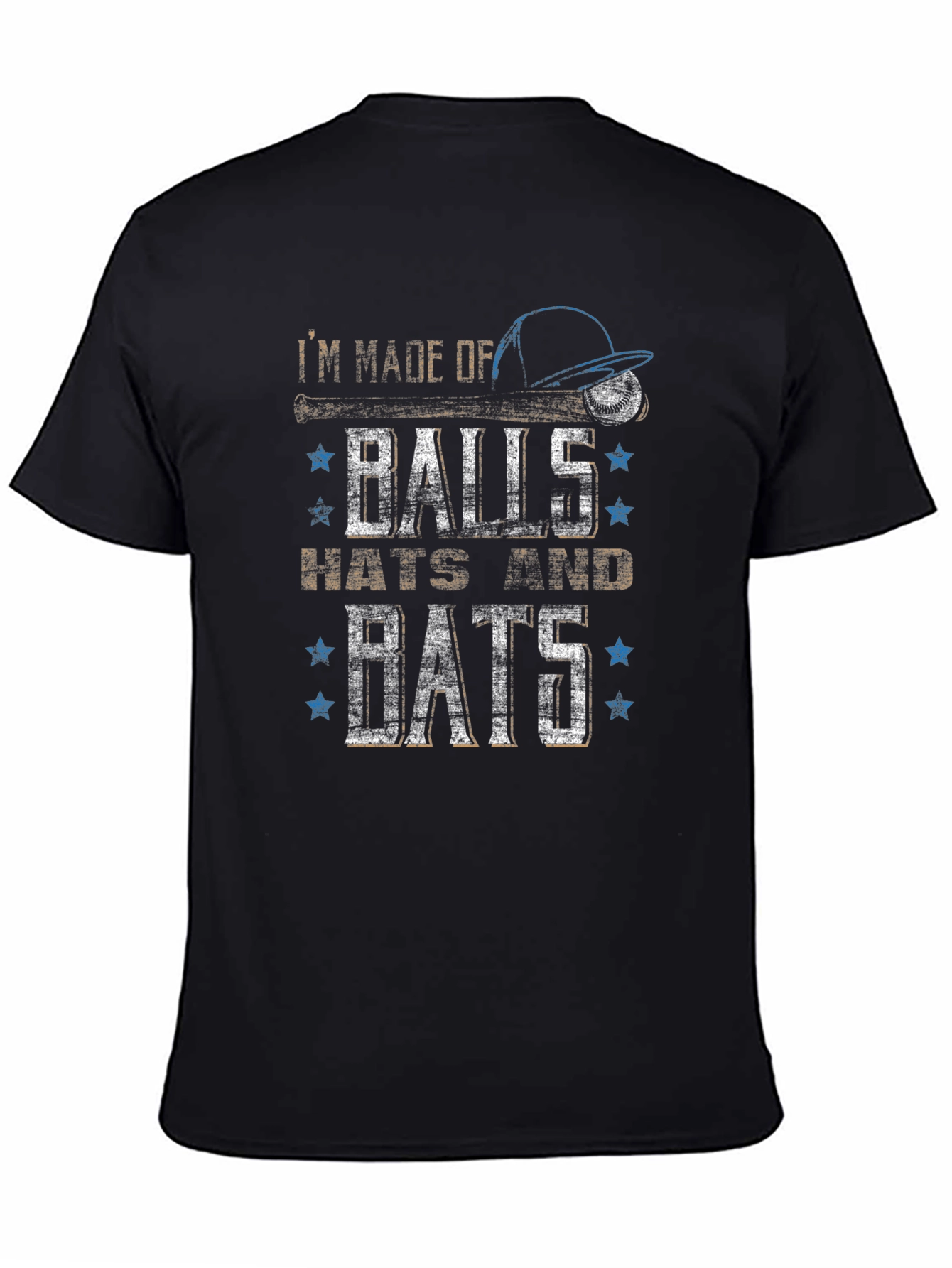 Im Made of Balls Hats and Bats Graphic Tee