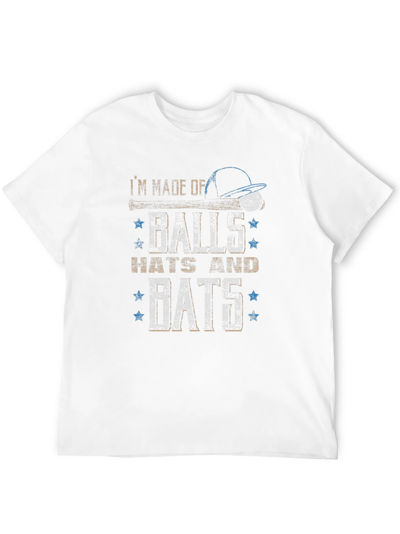 Im Made of Balls Hats and Bats Graphic Tee