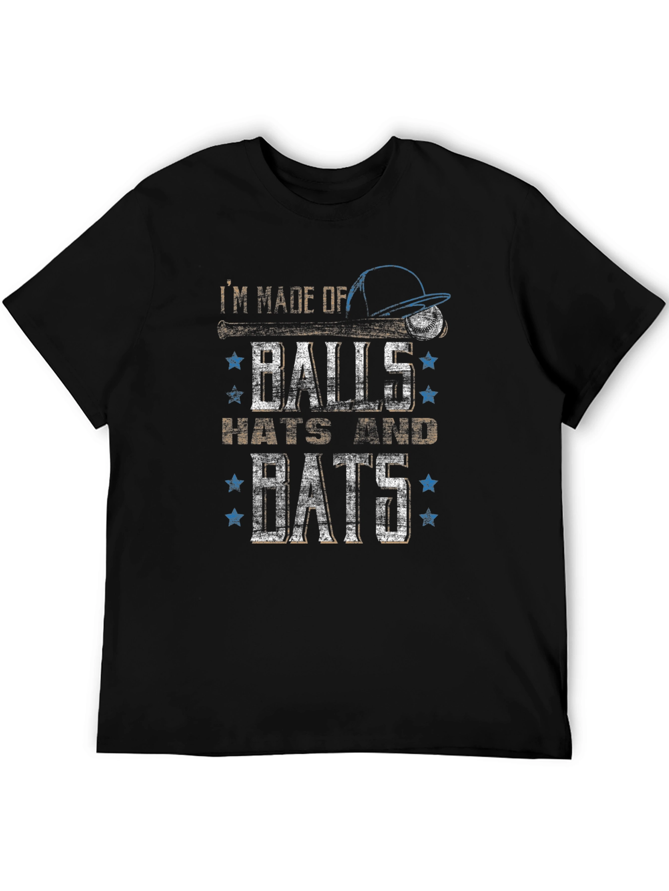 Im Made of Balls Hats and Bats Graphic Tee