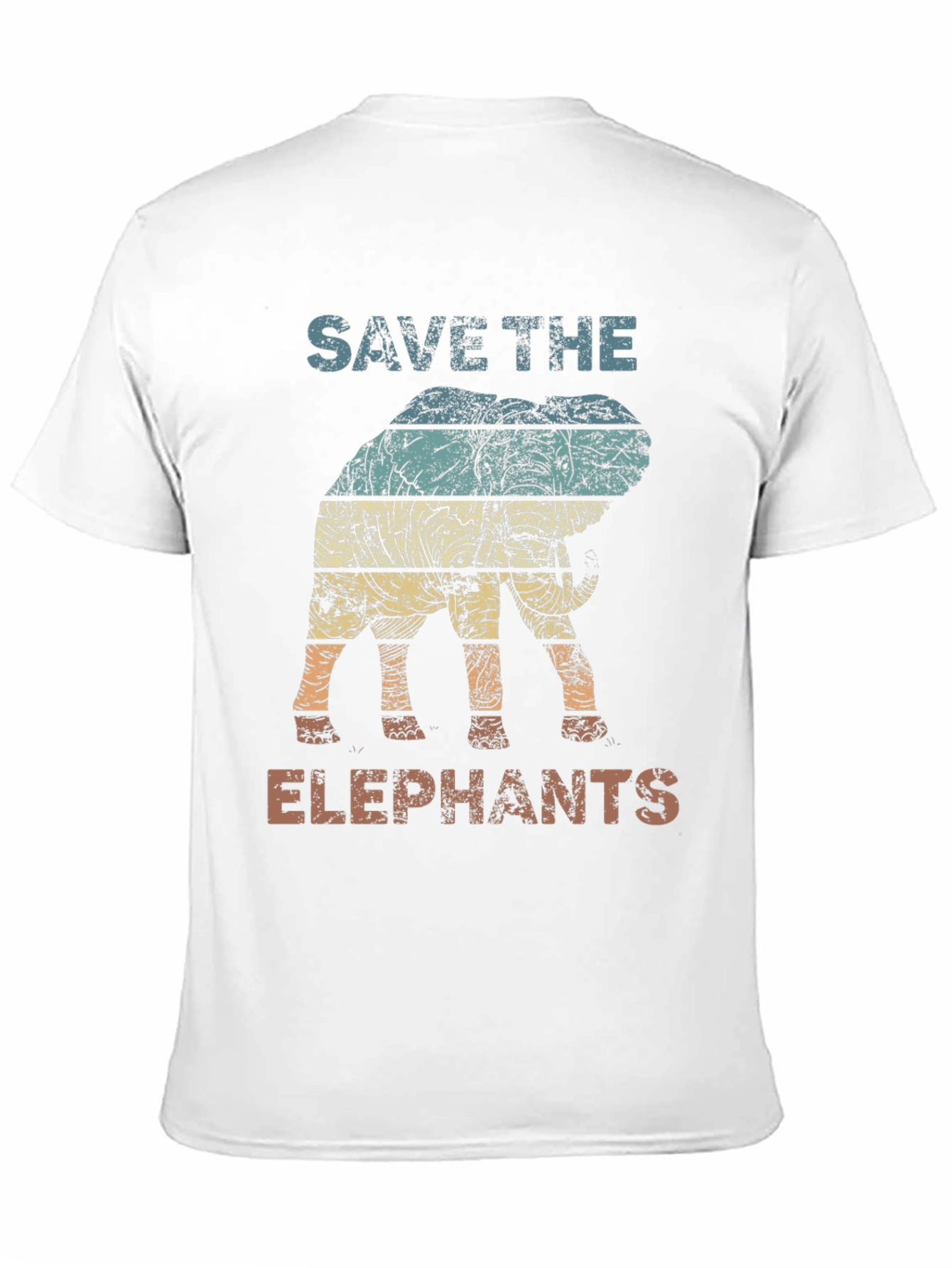 Save the Elephants Graphic Tee - Black