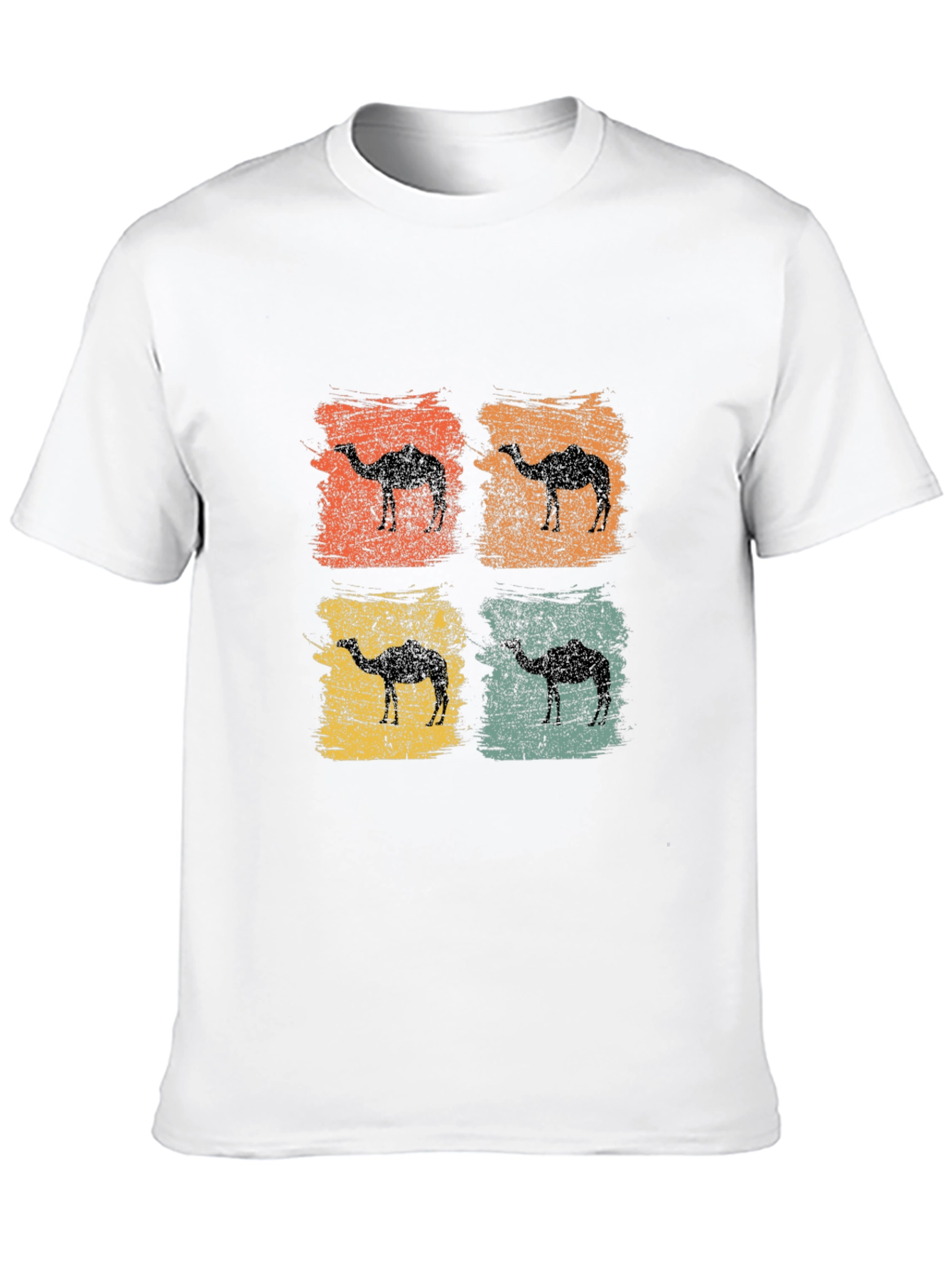 Retro Camel Silhouette T-Shirt