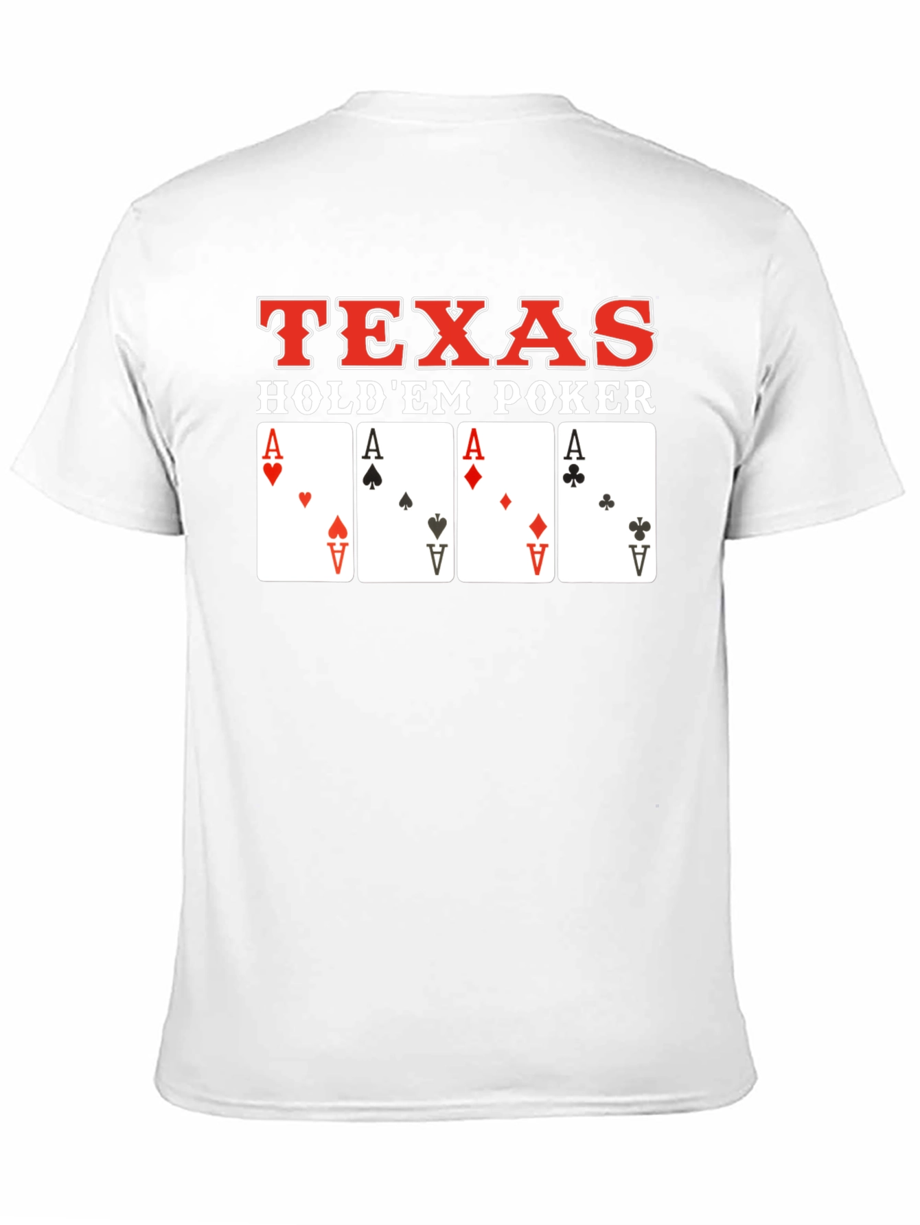 Texas Holdem Poker Card Aces T-Shirt