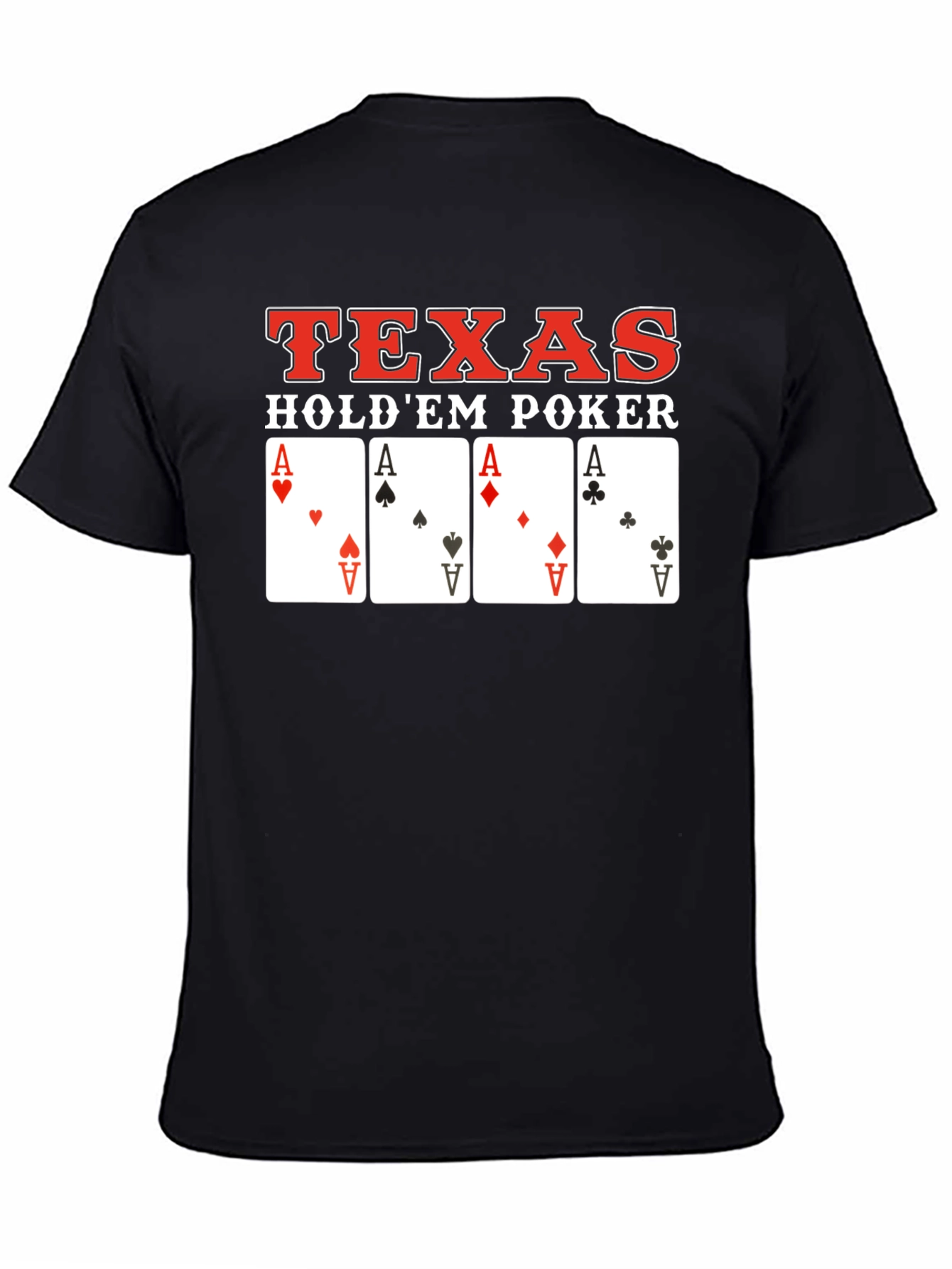 Texas Holdem Poker Card Aces T-Shirt