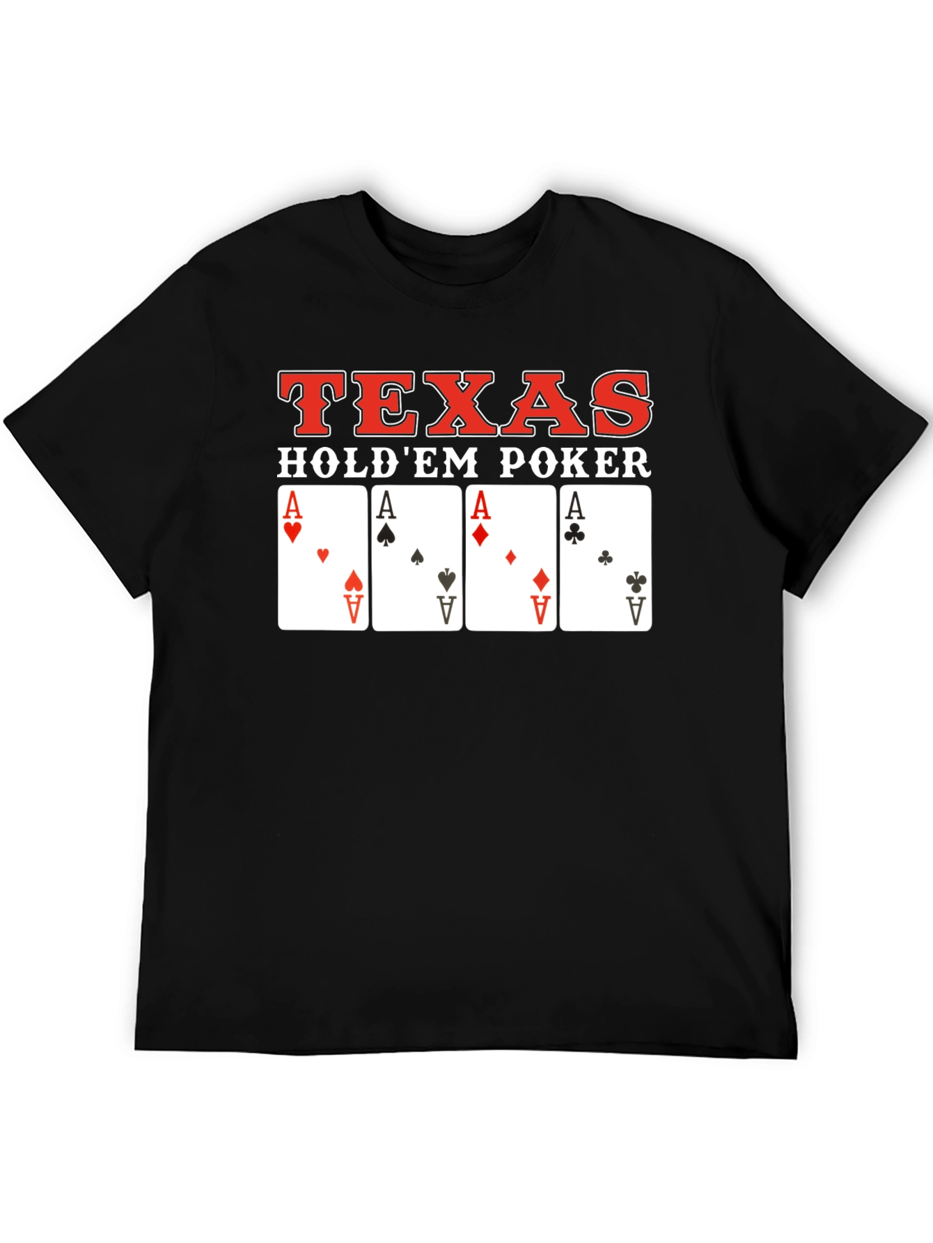 Texas Holdem Poker Card Aces T-Shirt