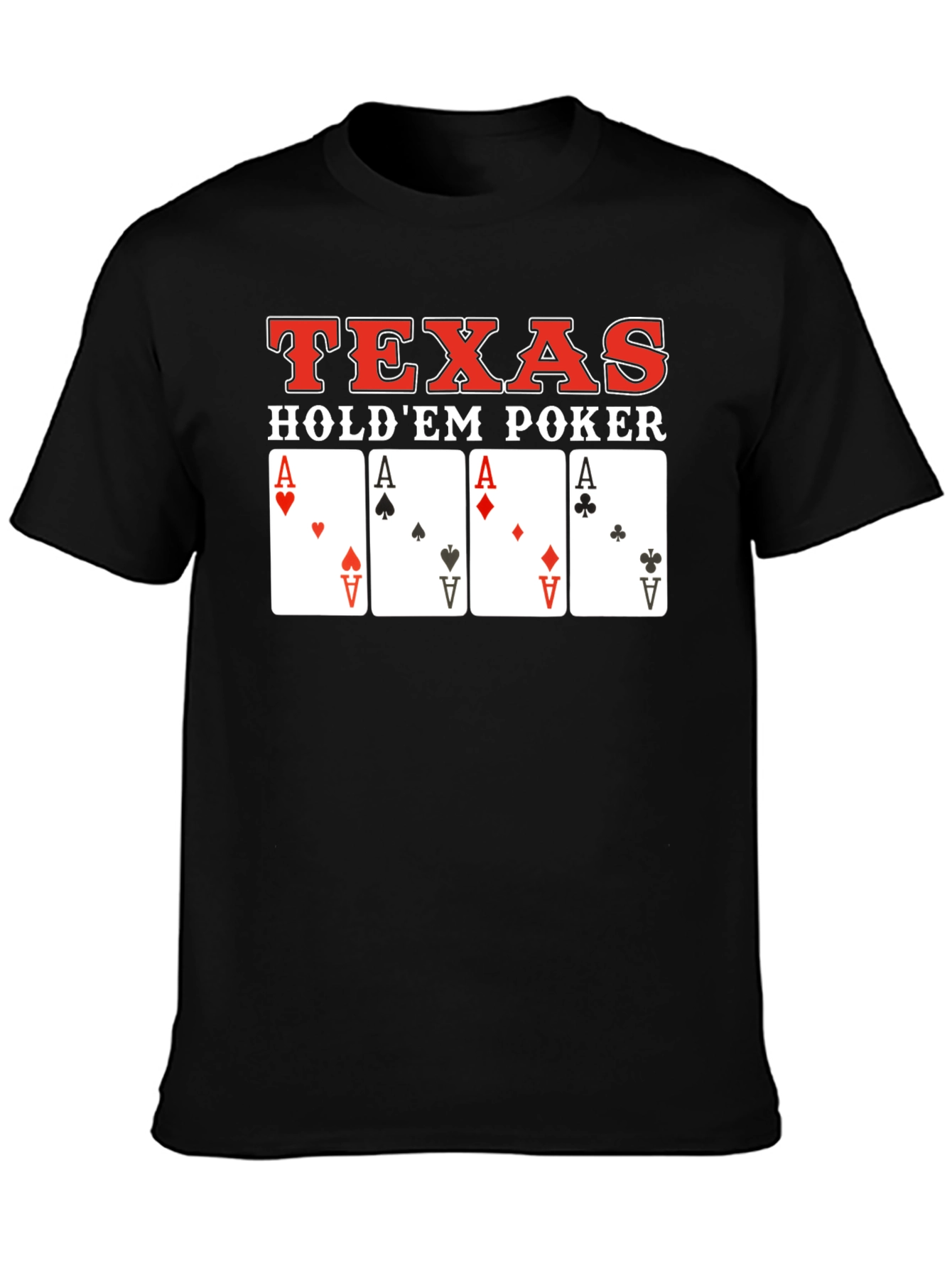 Texas Holdem Poker Card Aces T-Shirt