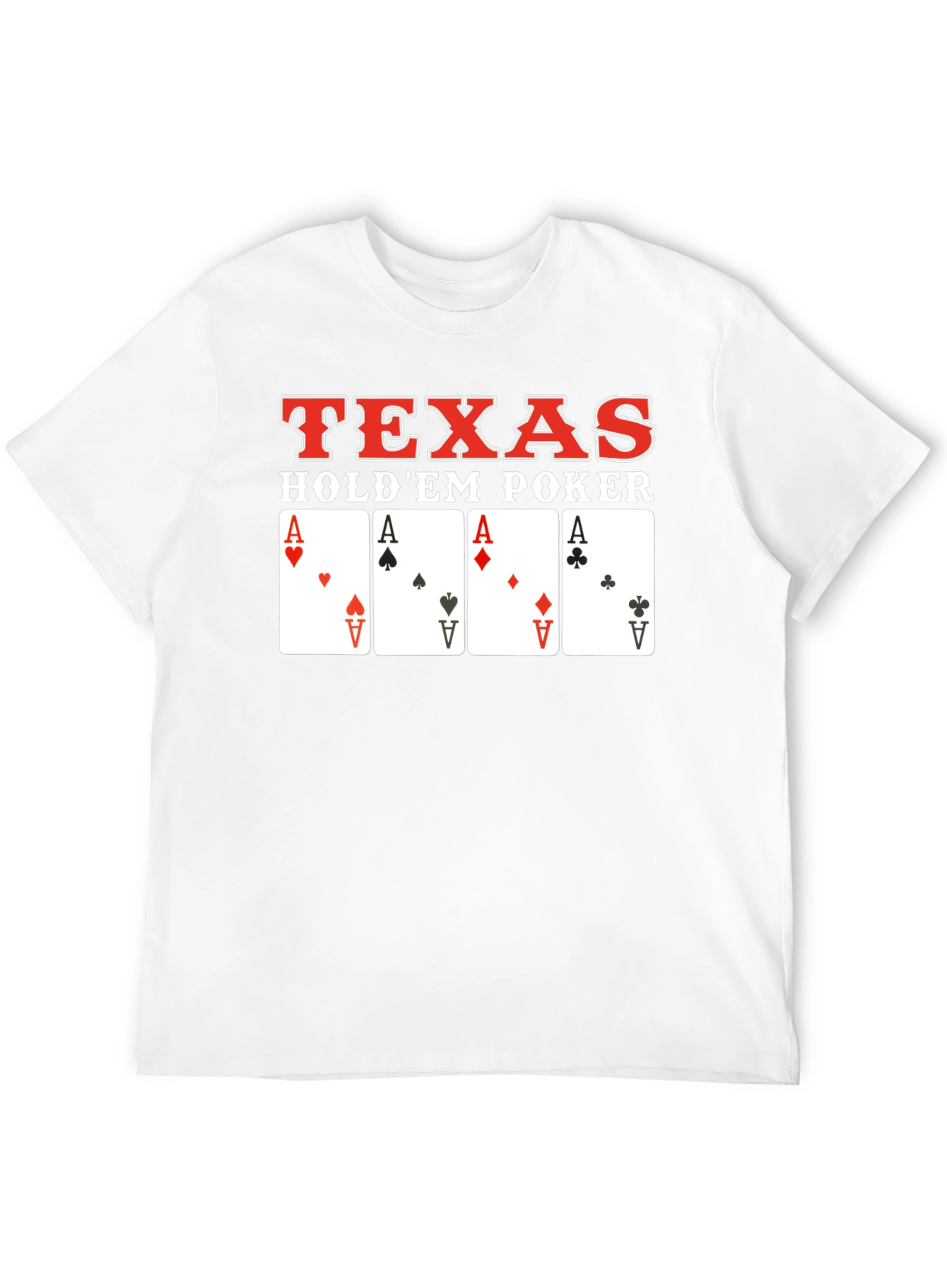Texas Holdem Poker Card Aces T-Shirt