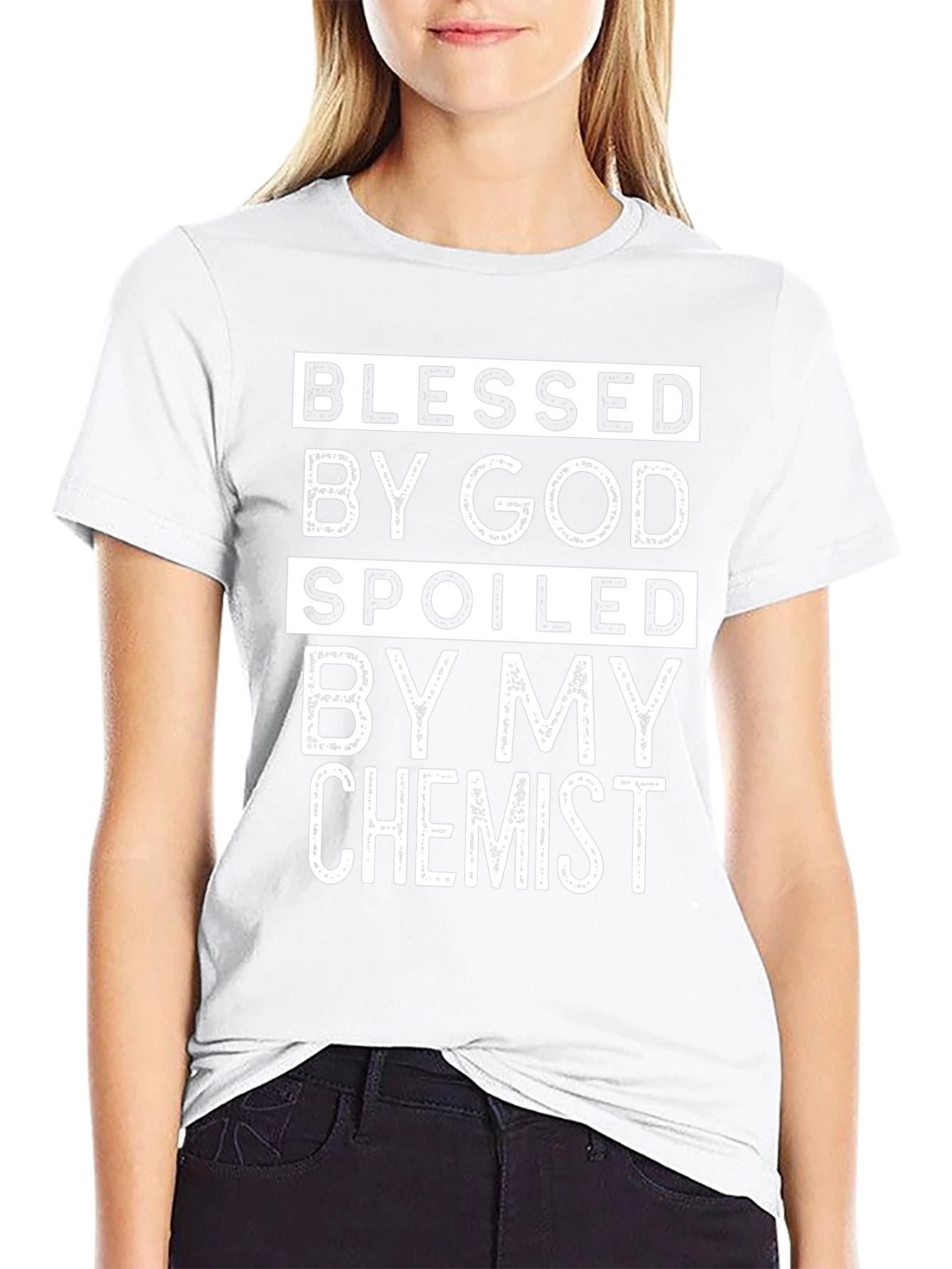 Blessed by God Chemist T-Shirt