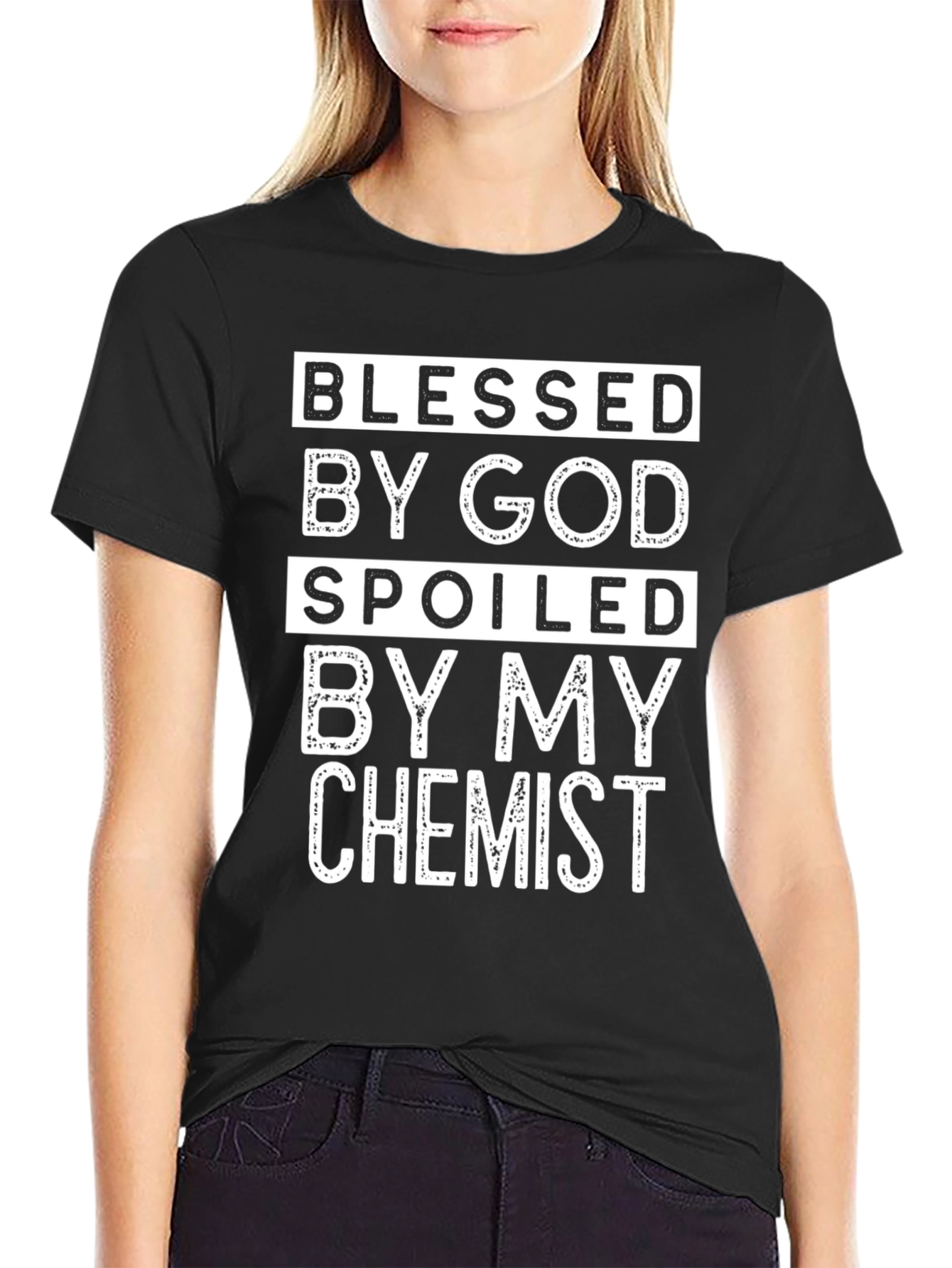 Blessed by God Chemist T-Shirt